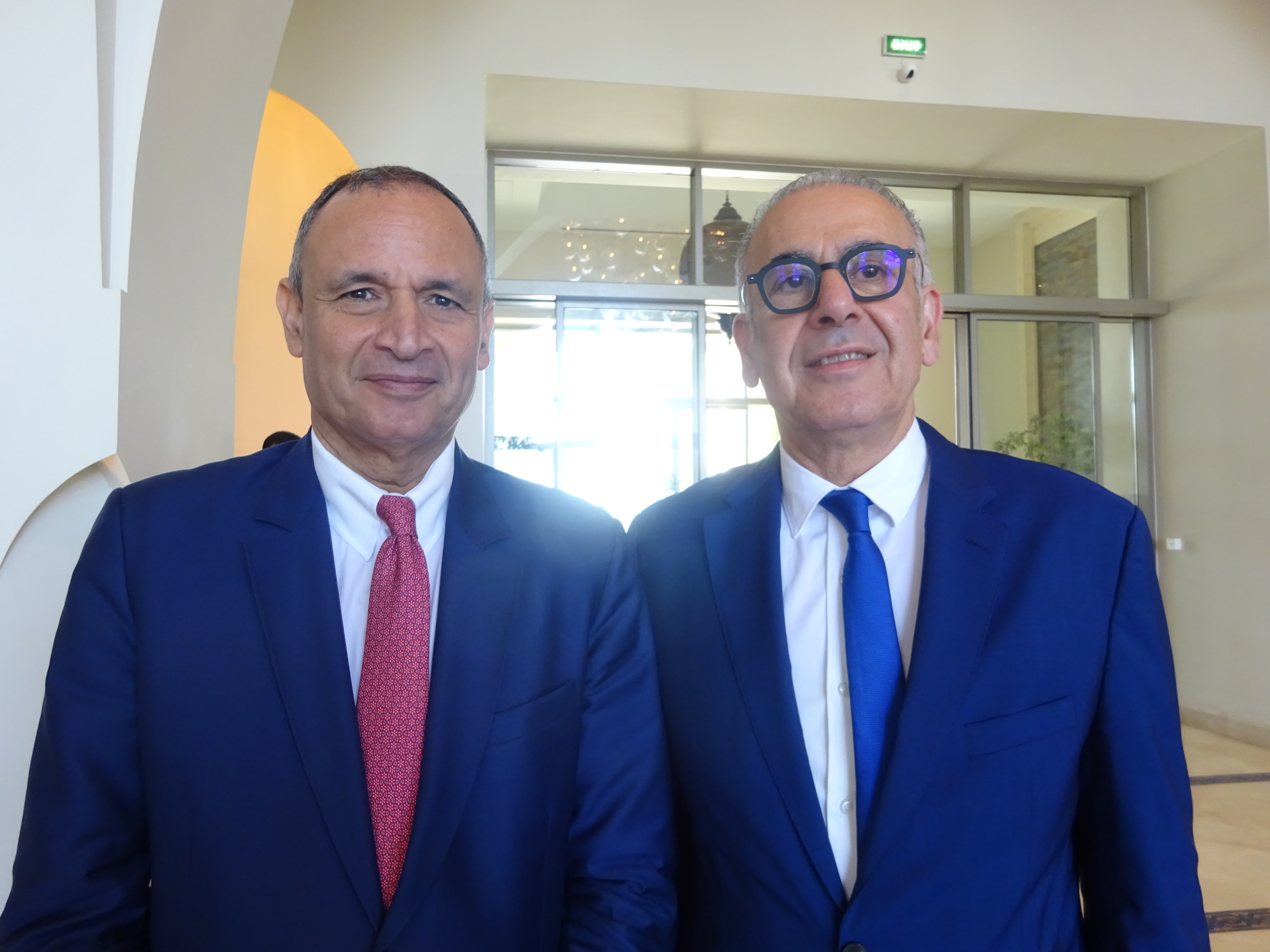 Ryad Mezzour y Nabil Baraka.