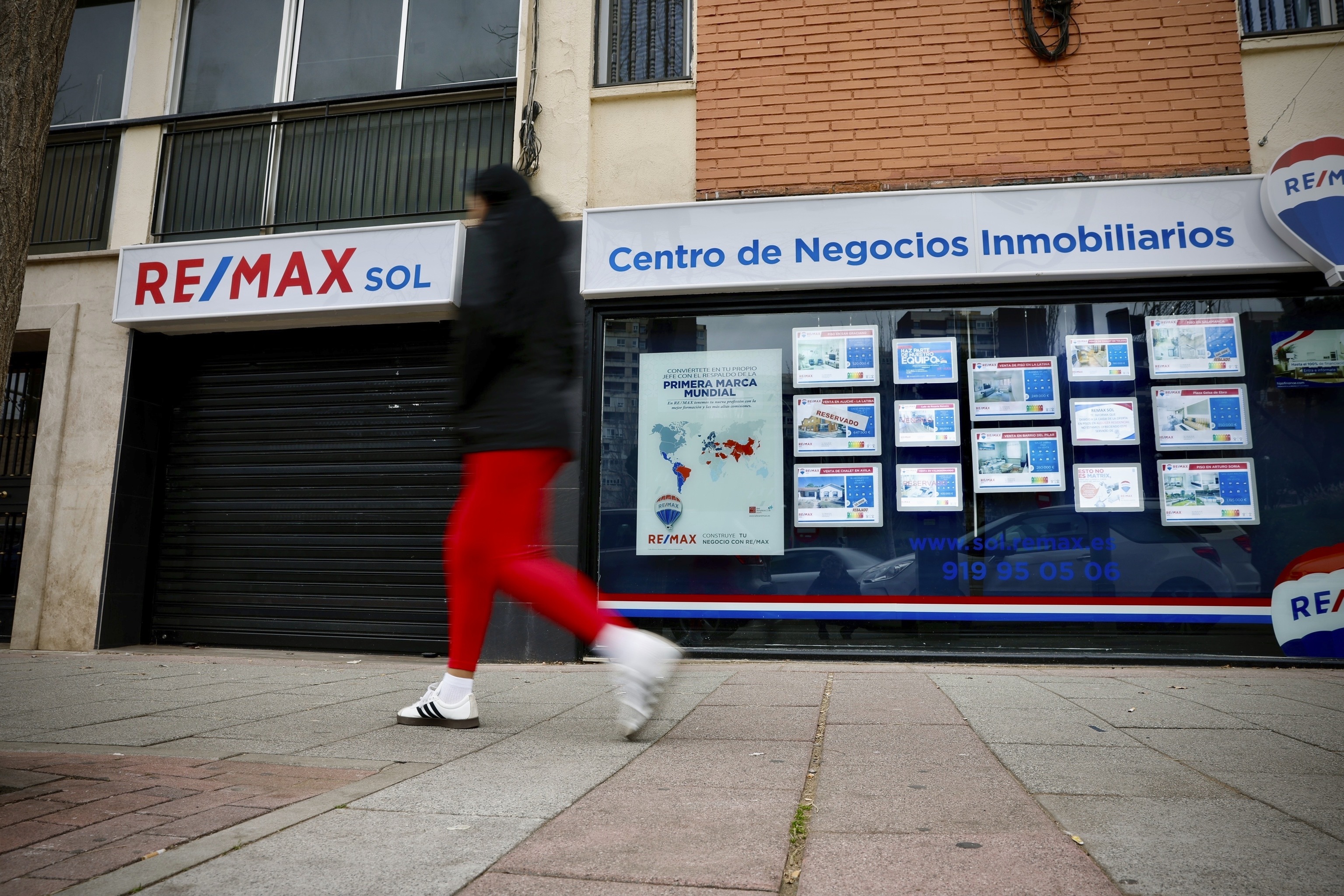 Una inmobiliaria en Madrid