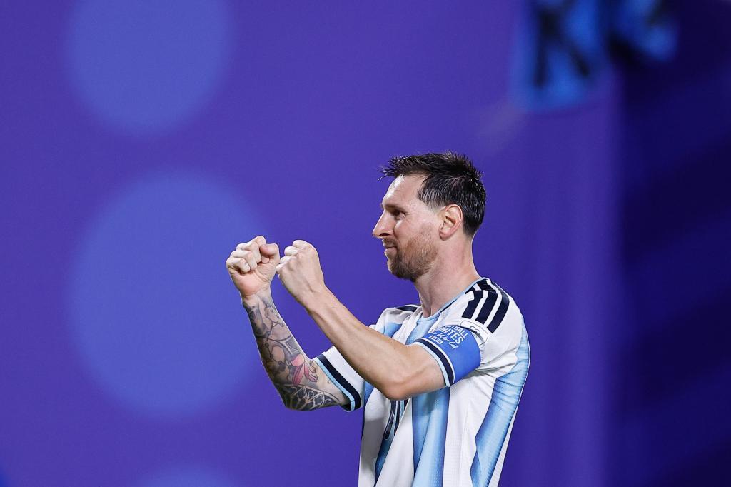 Messi tras el primer partido de Argentina en el Mundial.