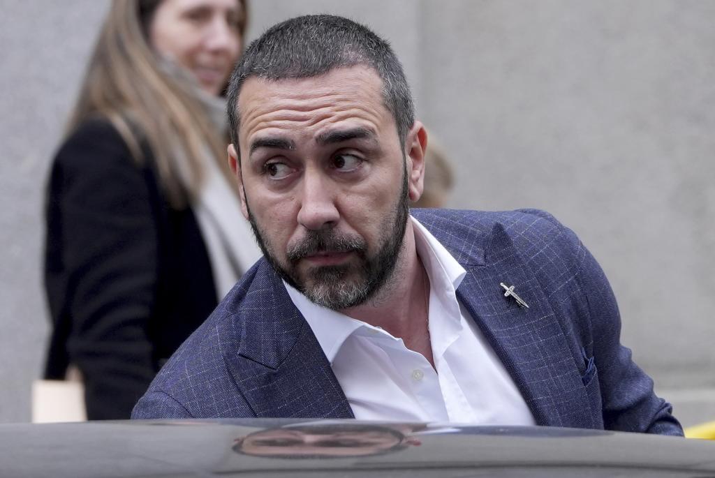 Víctor de Aldama, al salir en abril del juicio en el Tribunal Supremo