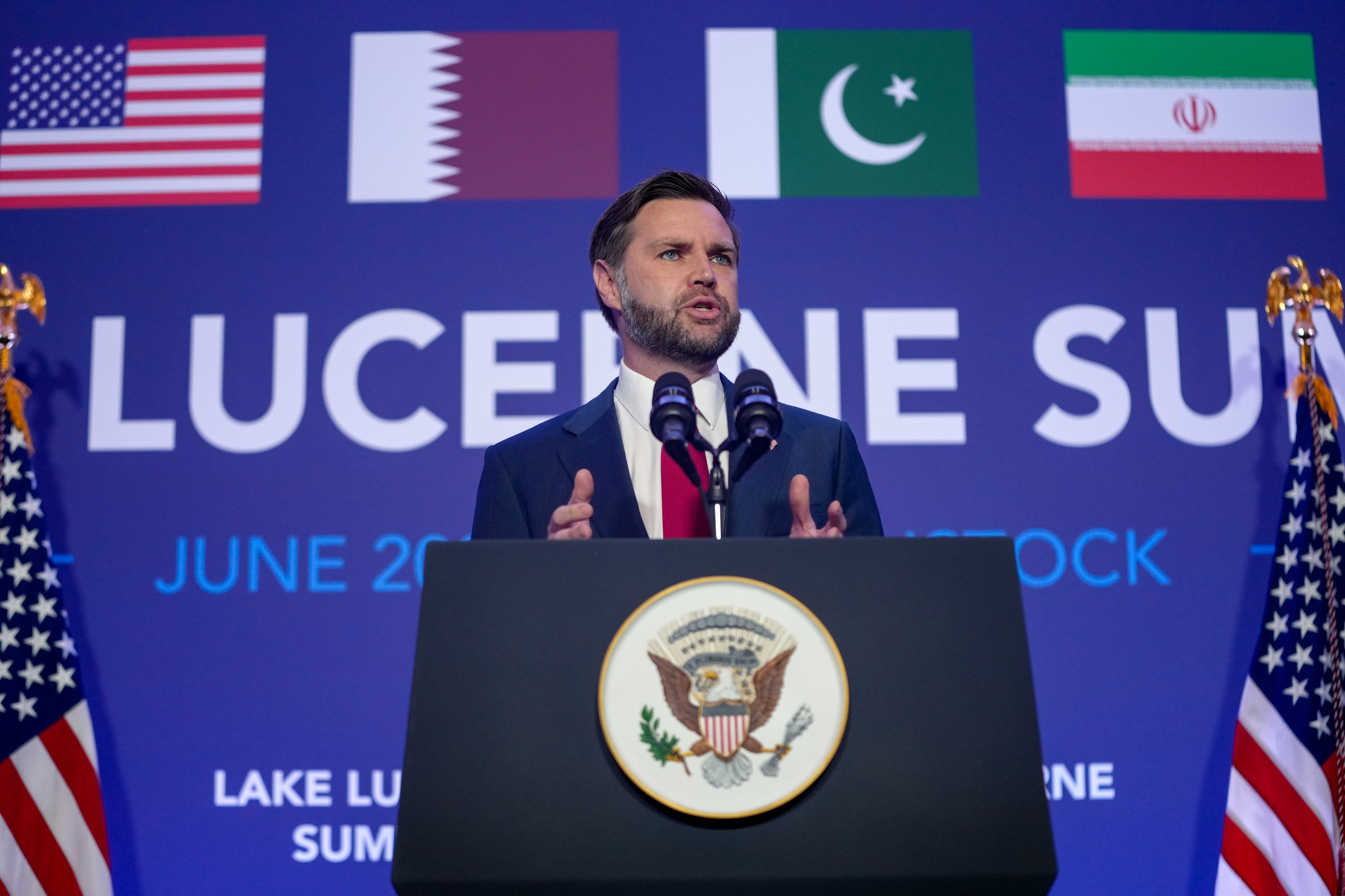 El vicepresidente de los Estados Unidos, JD Vance.