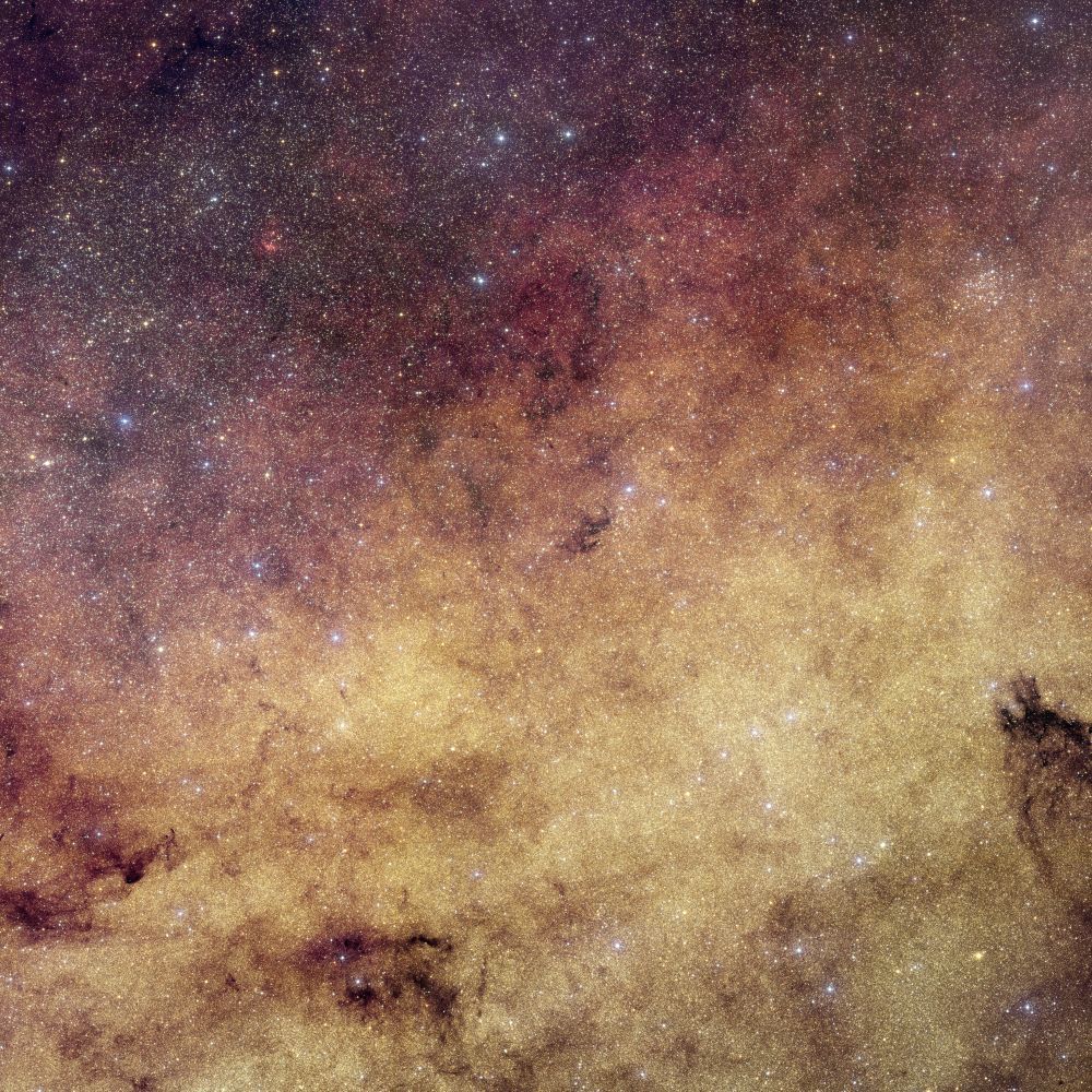 Vista del denominado bulbo galáctico, en el centro de nuestra galaxia