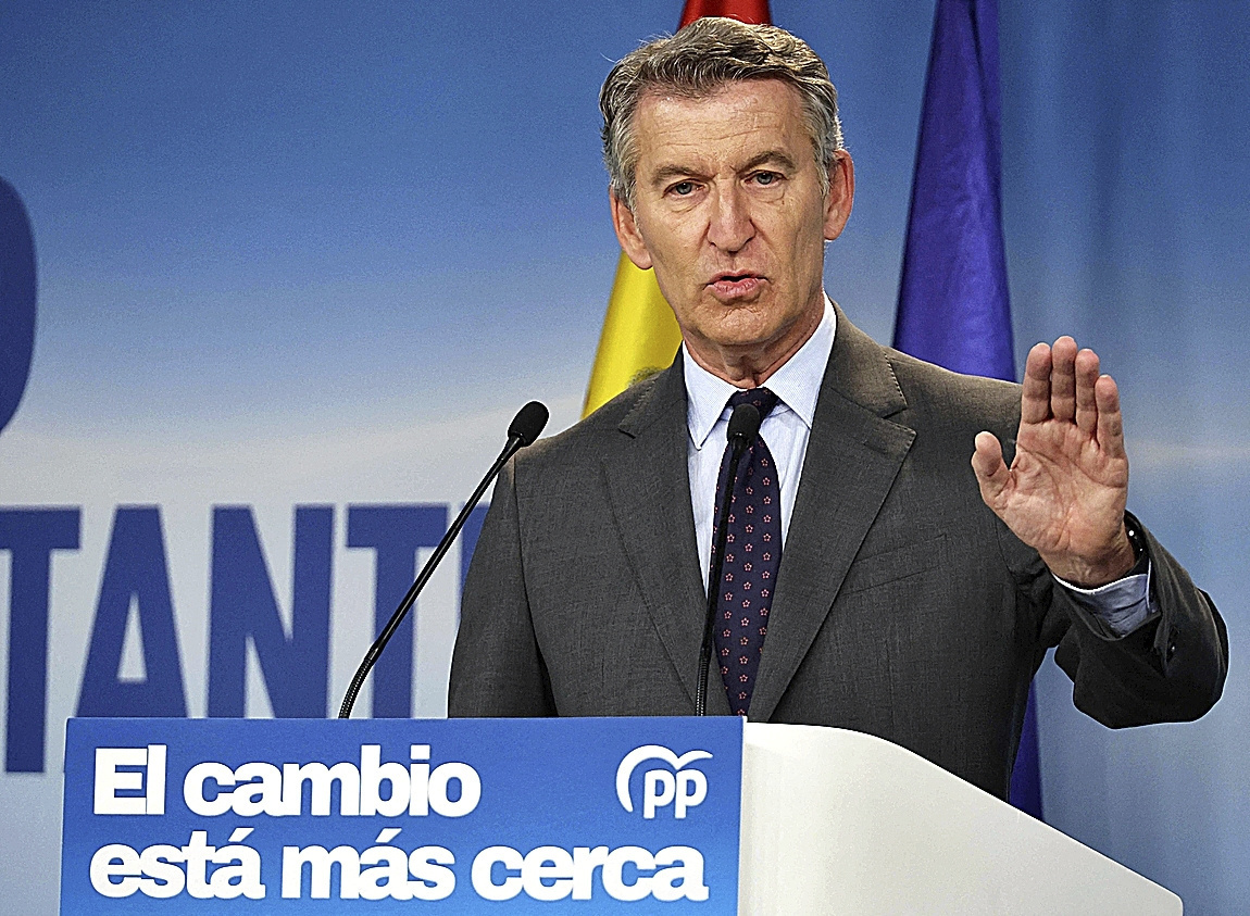 Alberto Núñez Feijóo, presidente del PP.