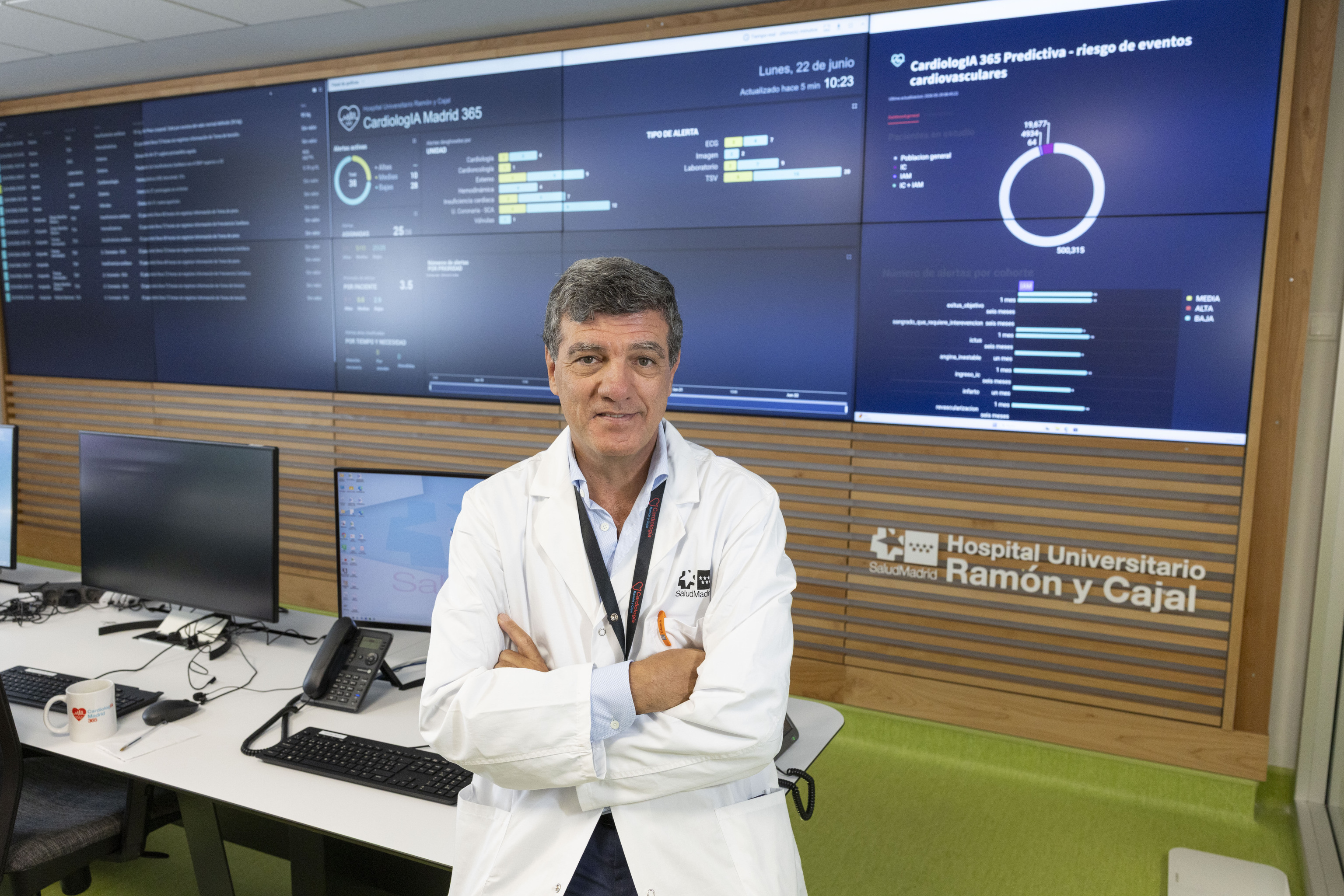 José Luis Zamorano, jefe de Servicio de Cardiología del Hospital Universitario Ramón y Cajal de Madrid.