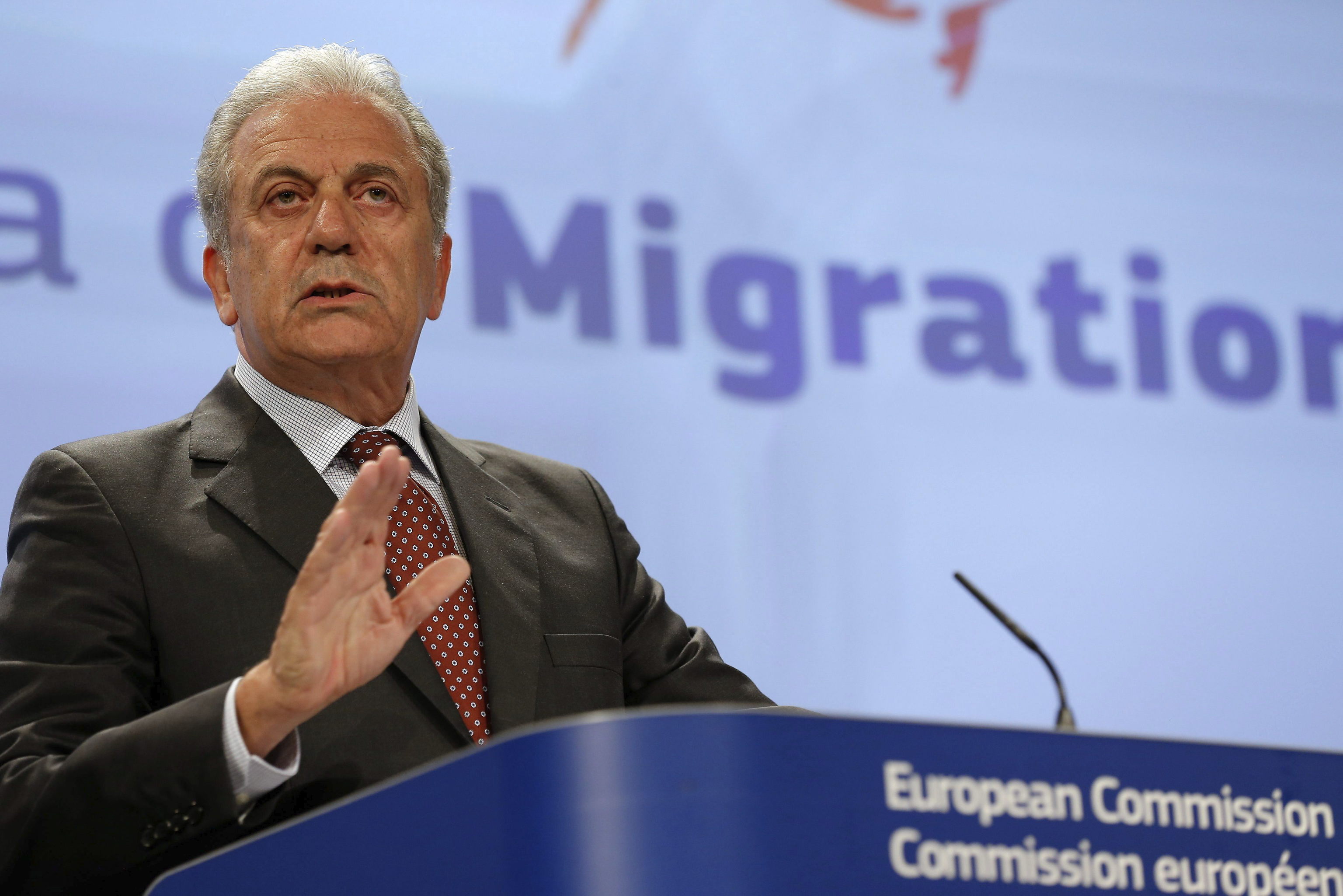 Dimitris Avramopoulos, en su etapa como comisario europeo de Migraciones, Asuntos de Interior y Ciudadanía.