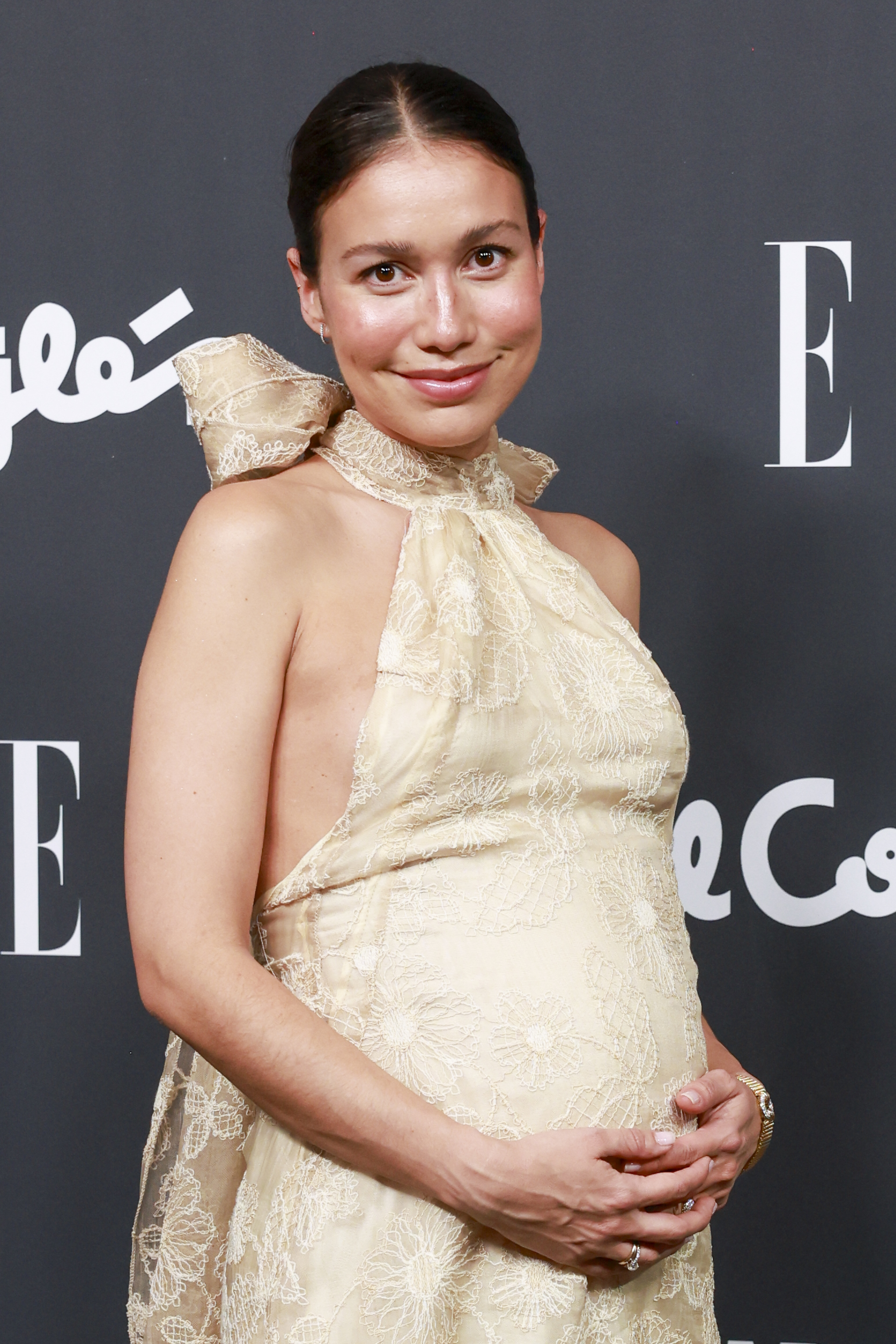 Melissa Villarreal, embarazada de su primer hijo, en junio del pasado año.