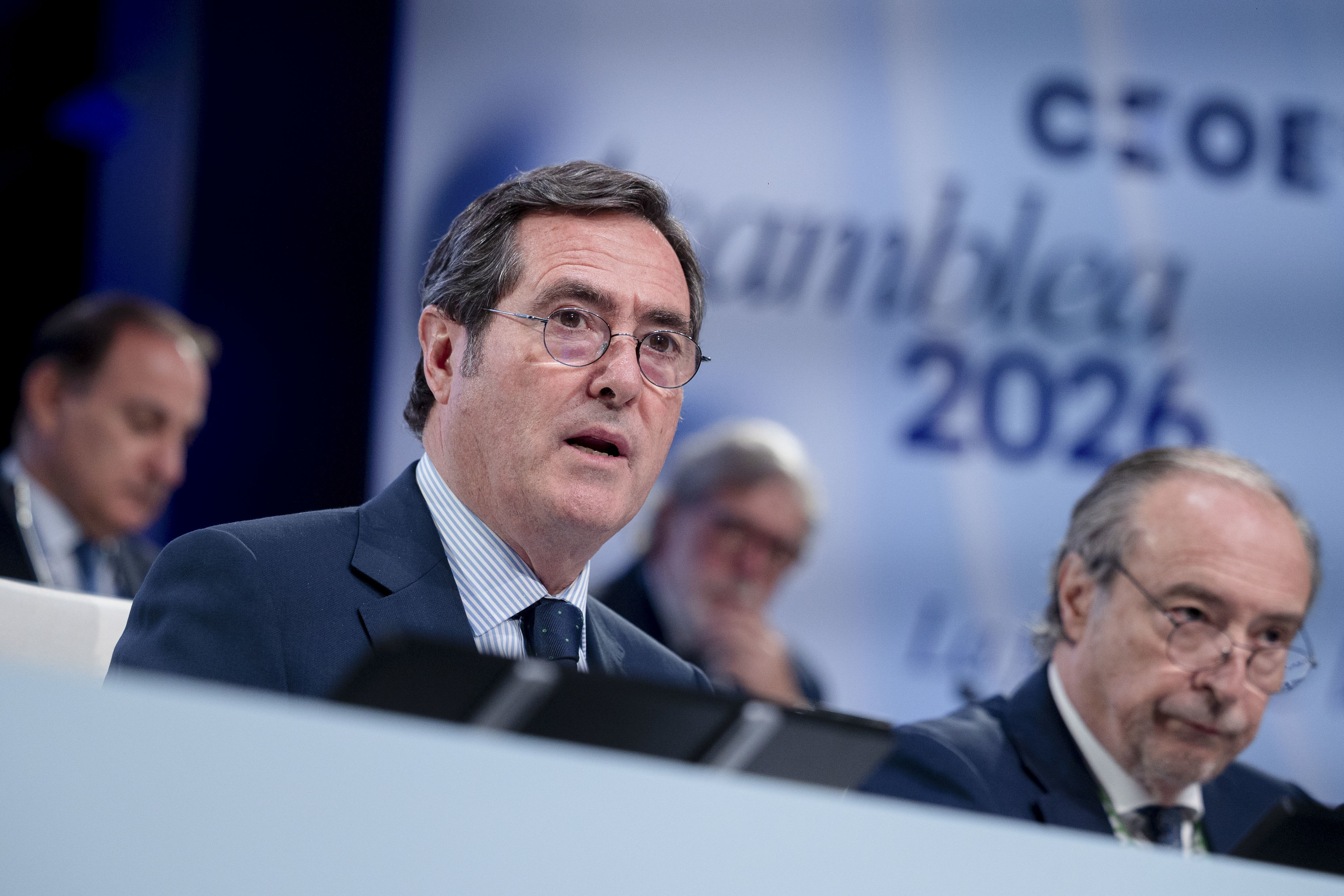El presidente de la CEOE, Antonio Garamendi.