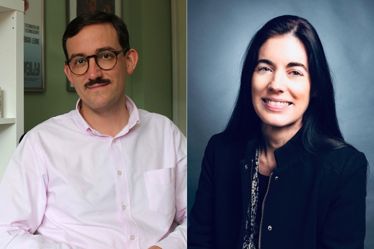 Pablo Alzola y Clare Elizabeth Cannon, editores del volumen.
