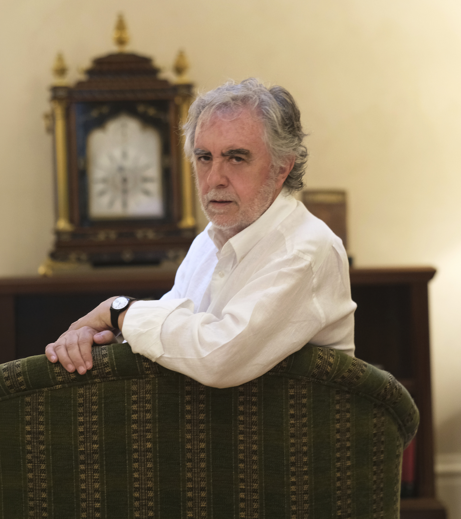 Retrato del historiador Tomás Pérez Vejo, ayer, en Madrid.