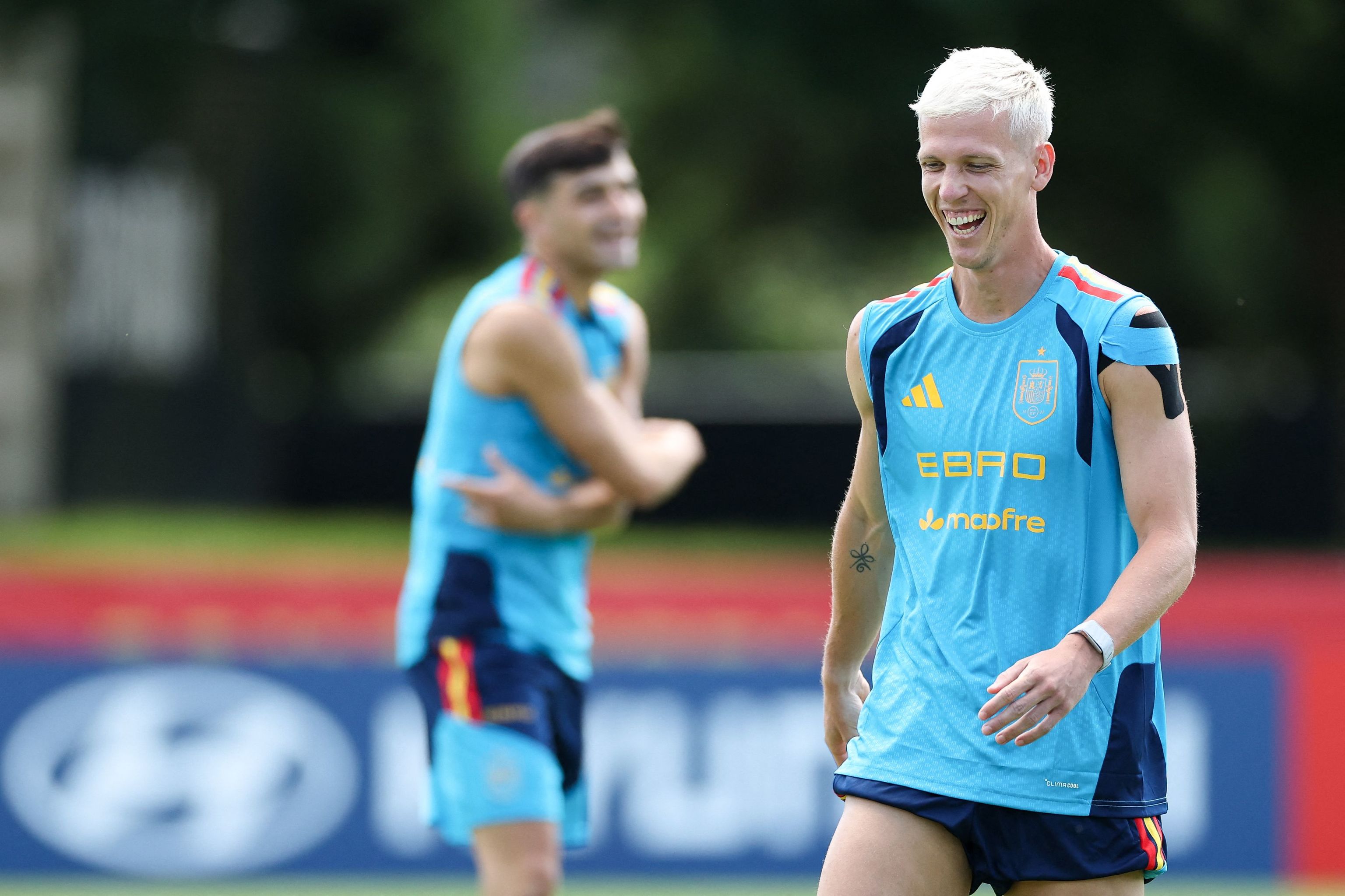 Olmo, durante un entrenamiento en Chattanooga.