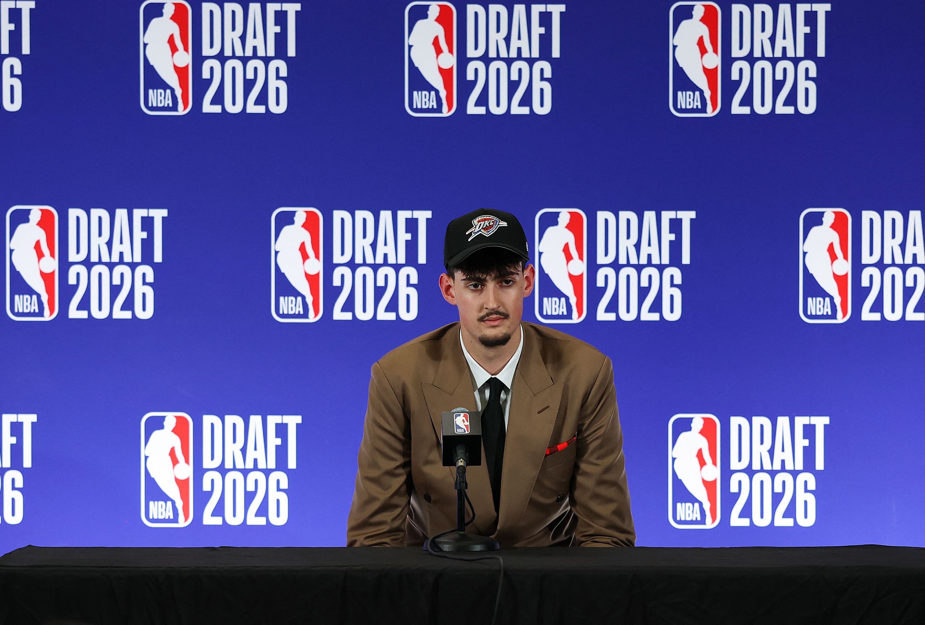 Aday Mara, tras el sorteo en el que ha acabado en Oklahoma City Thunder.