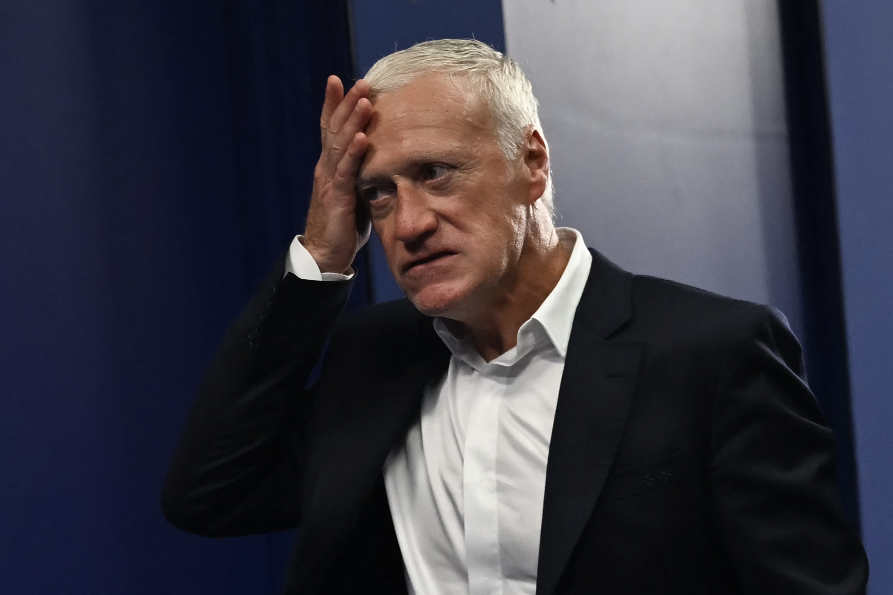 El seleccionador francés, Didier Deschamps.