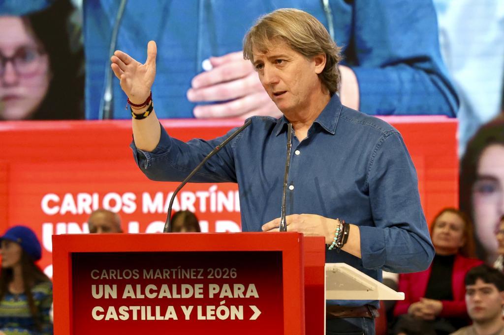 Carlos Martínez, secretario general del PSOE en Castilla y León.