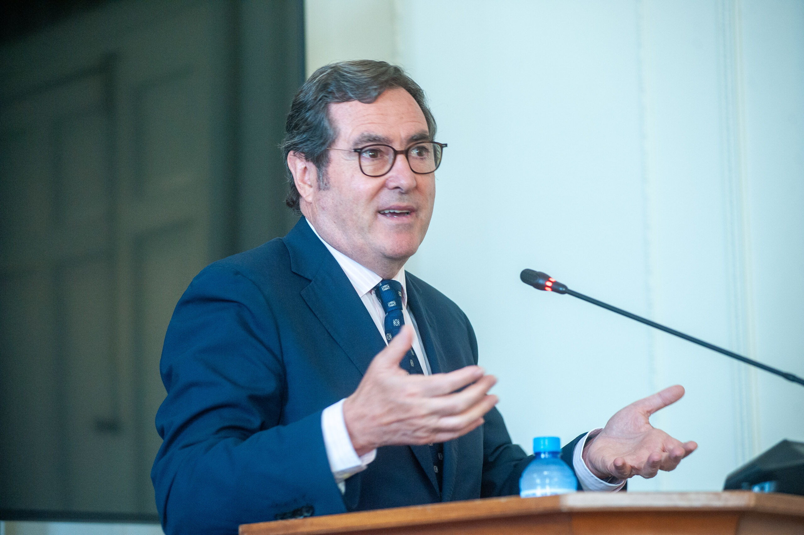 Antonio Garamandi, presidente de la Confederación Española de Organizaciones Empresariales (CEOE)