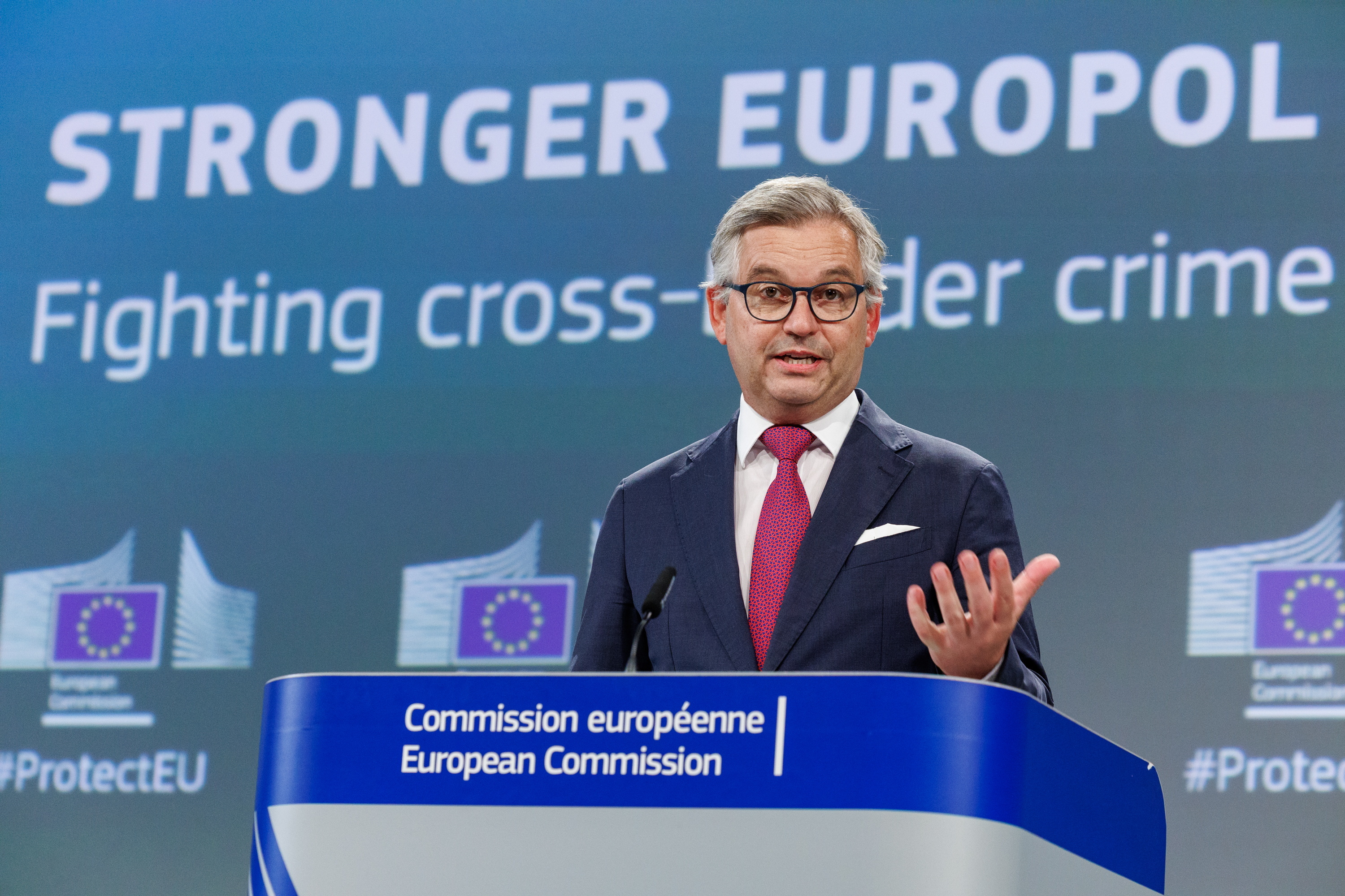 El comisario europeo de Asuntos de Interior y Migración, Magnus Brunner.