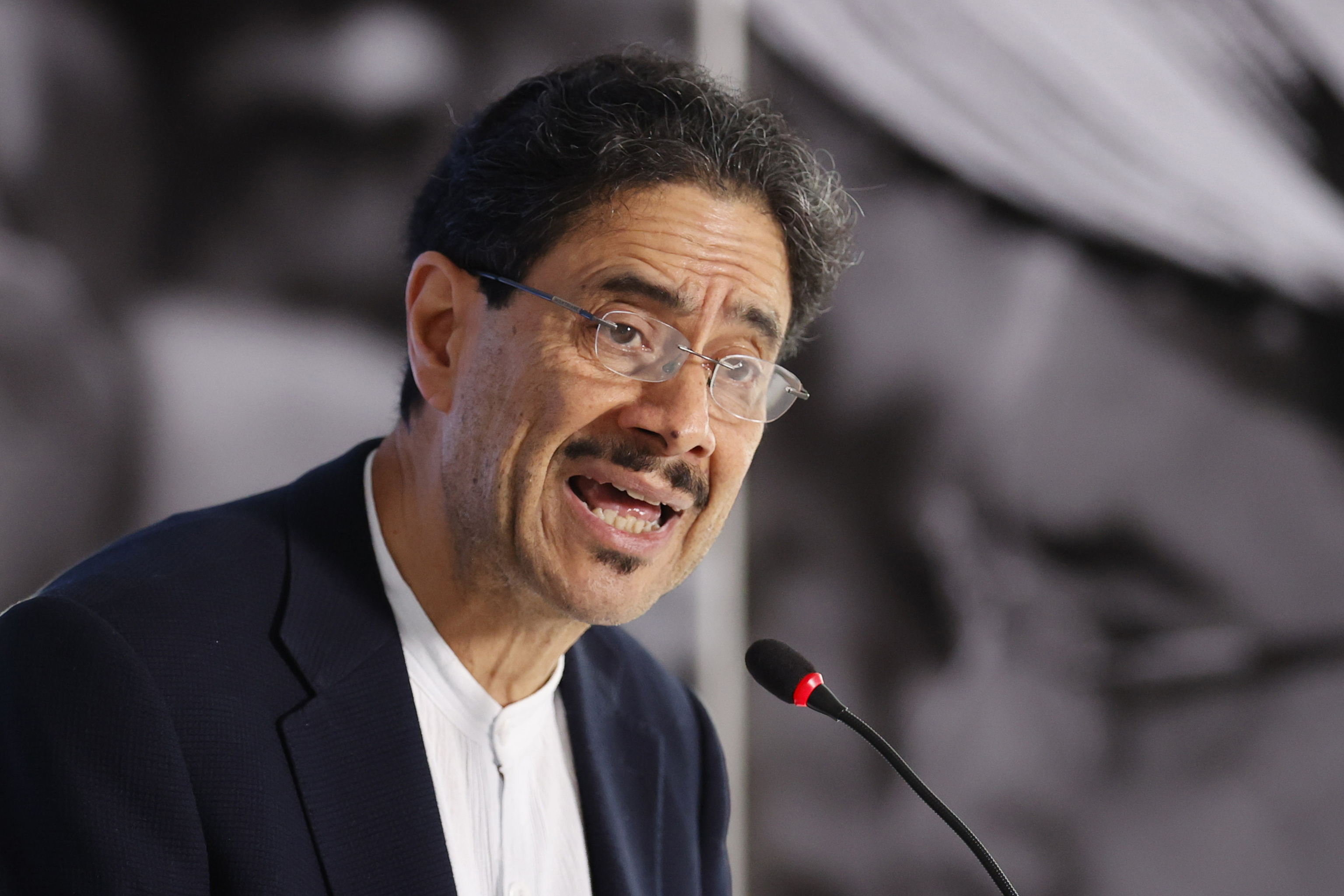 El candidato de izquierda, Iván Cepeda.