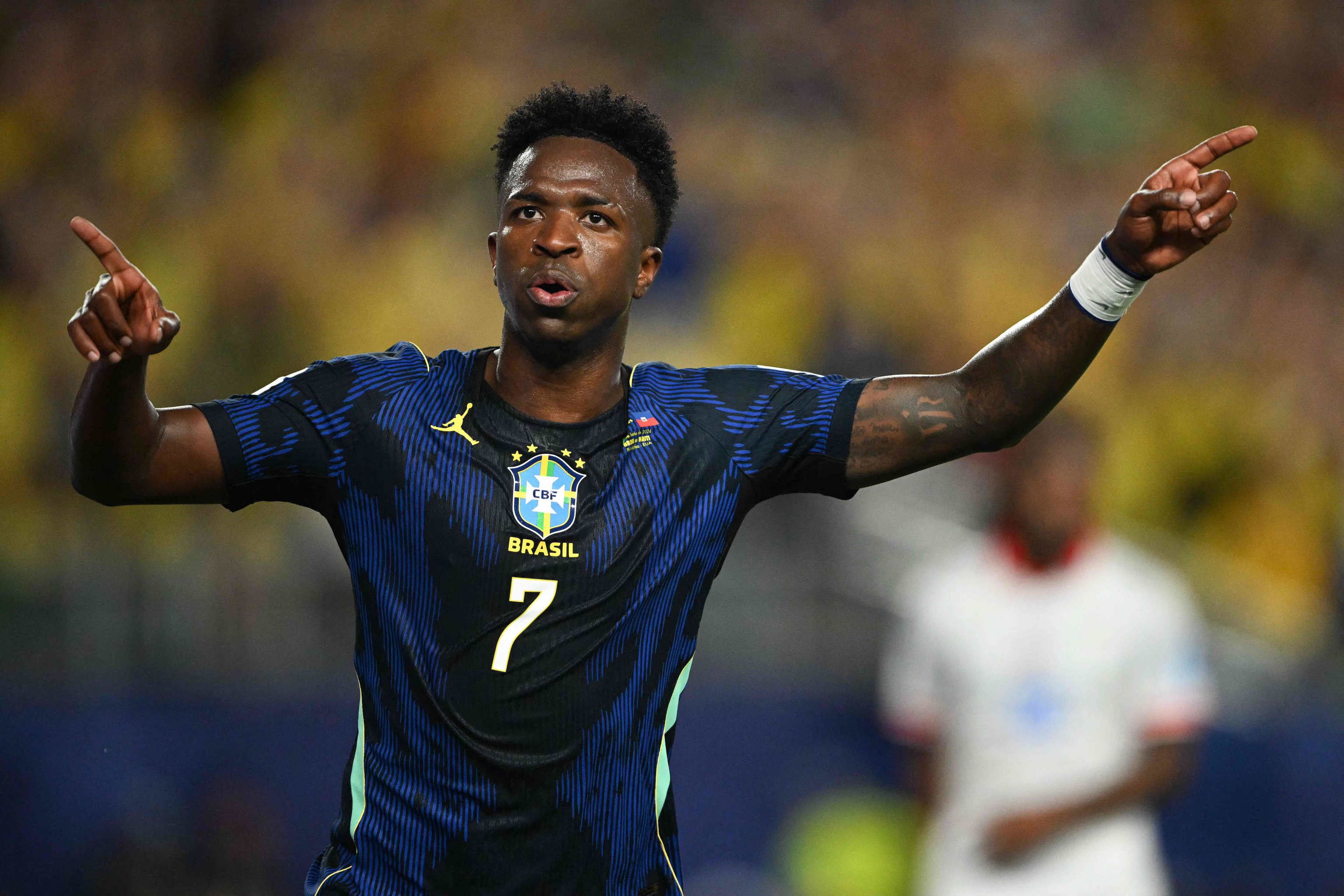 Vinicius Jr celebra un gol