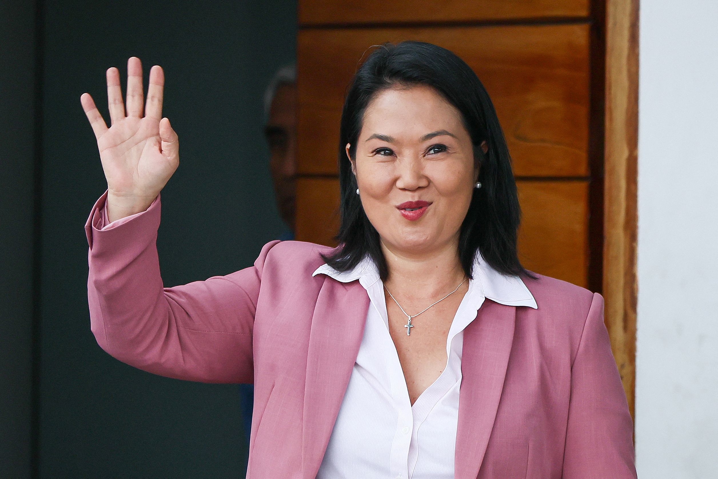 La candidata a la presidencia de Perú, Keiko Fujimori.