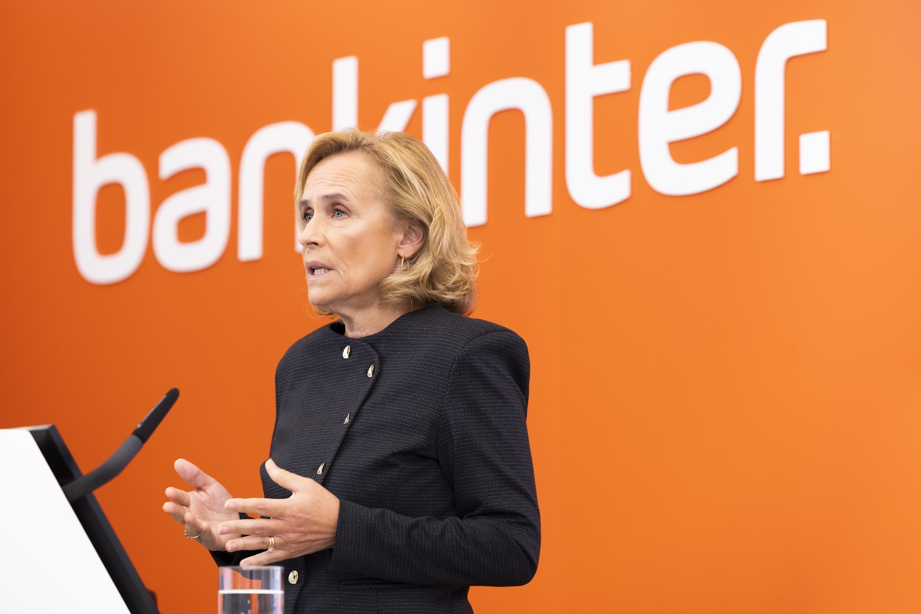 Gloria Ortiz, consejera delegada de Bankinter, en una imagen de archivo.