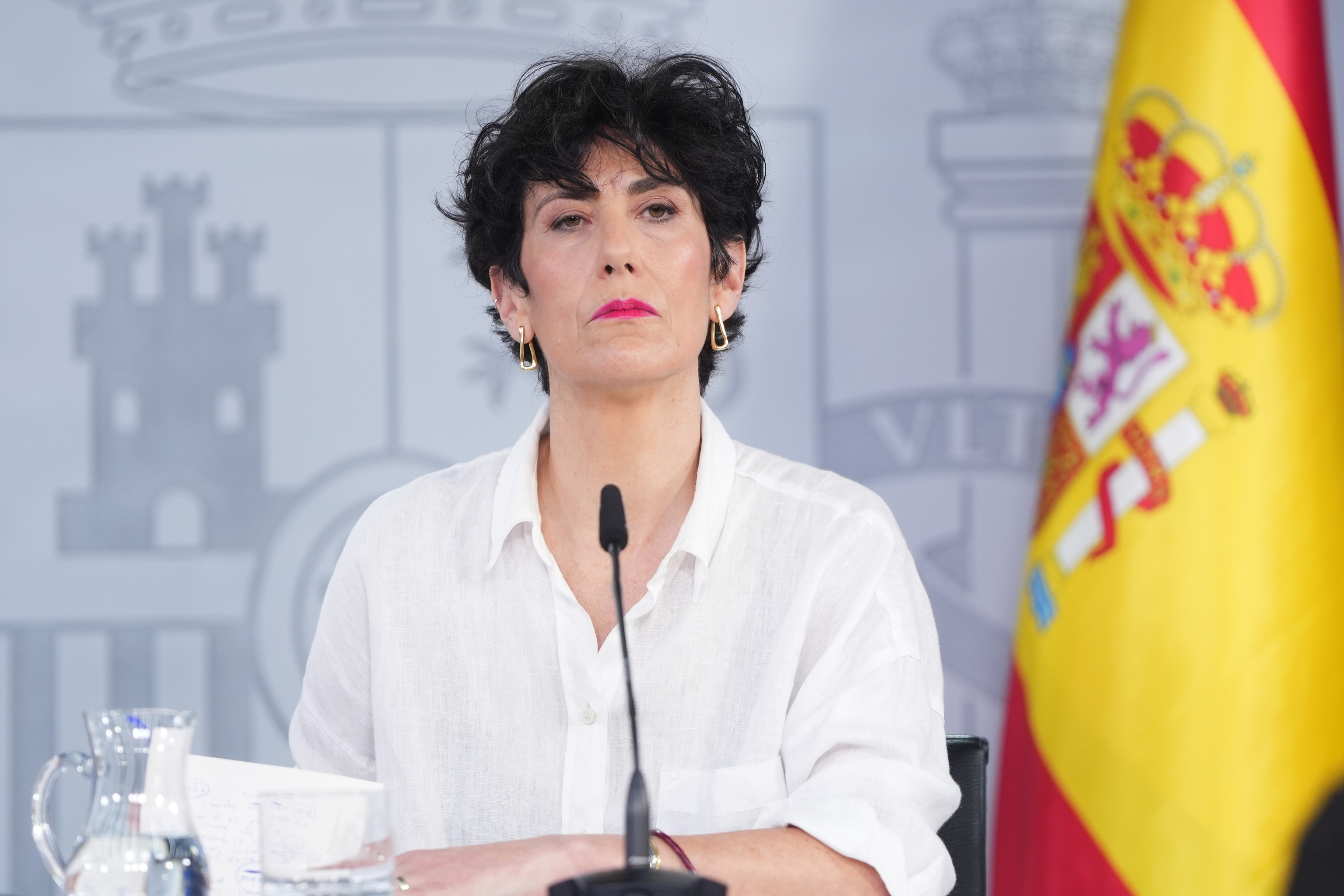 La ministra de Inclusión, Seguridad Social y Migraciones, Elma Saiz.