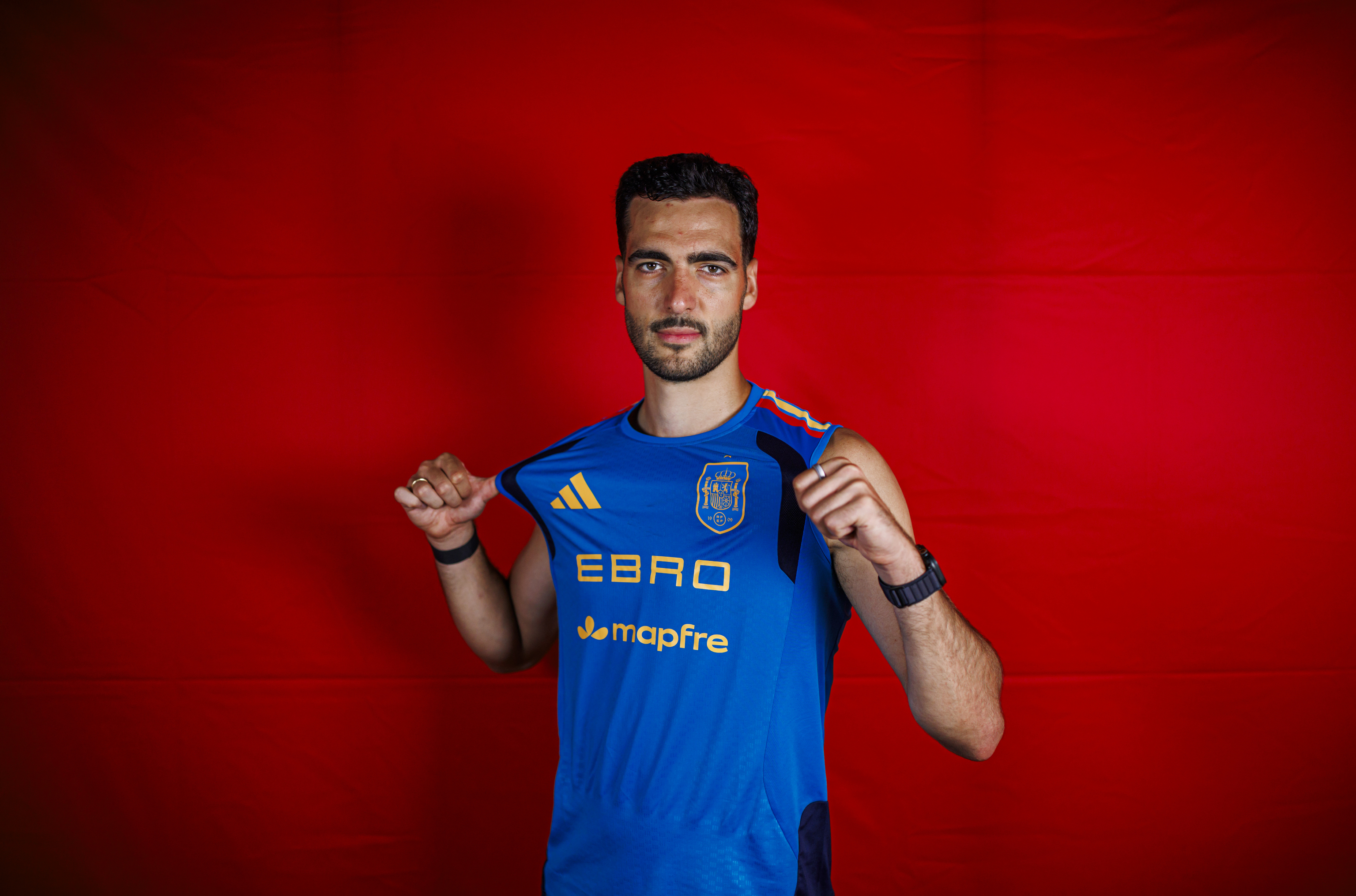 MUNDIAL DE FÚTBOL 2026. Selección española. Entrevista con Mikel Merino. Foto: Pablo García / DEPORTES.