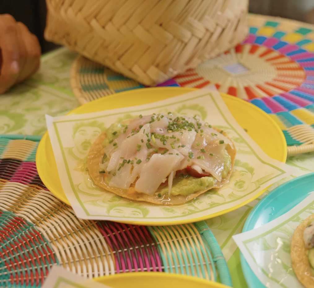 Tostada de bacalao, de Barra Lucas.