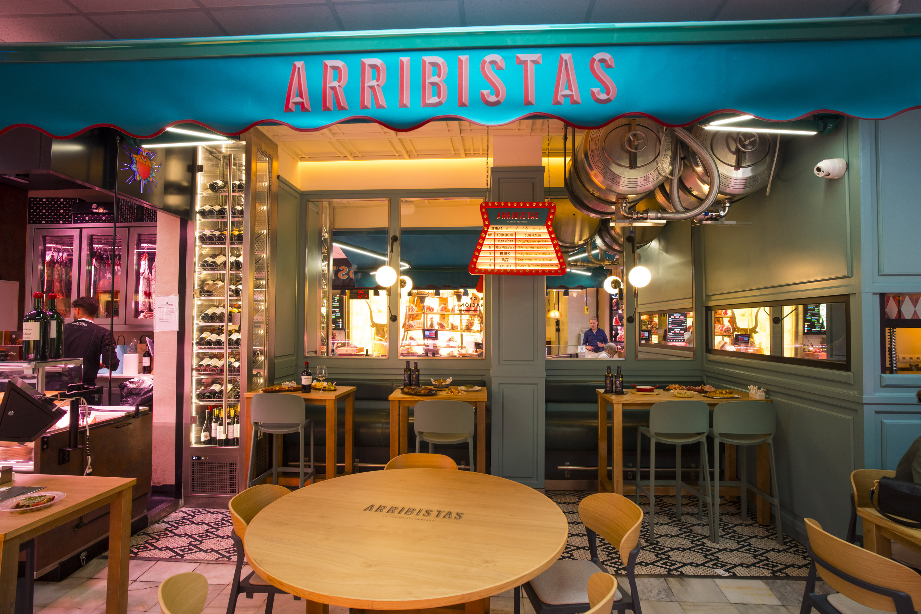 El puesto de Arribistas.