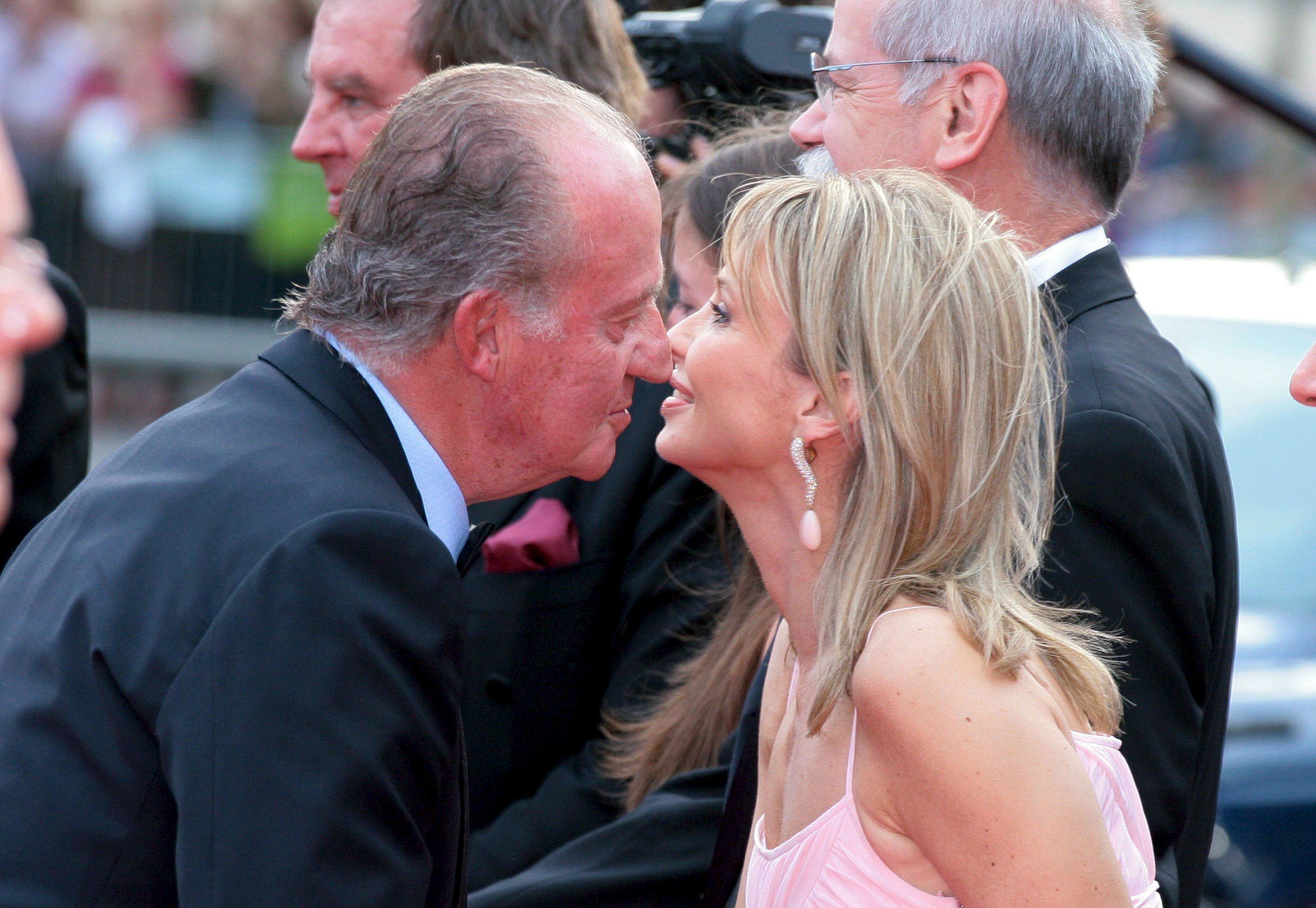 El Rey Juan Carlos y Corinna en los Premios Laureus 2006.