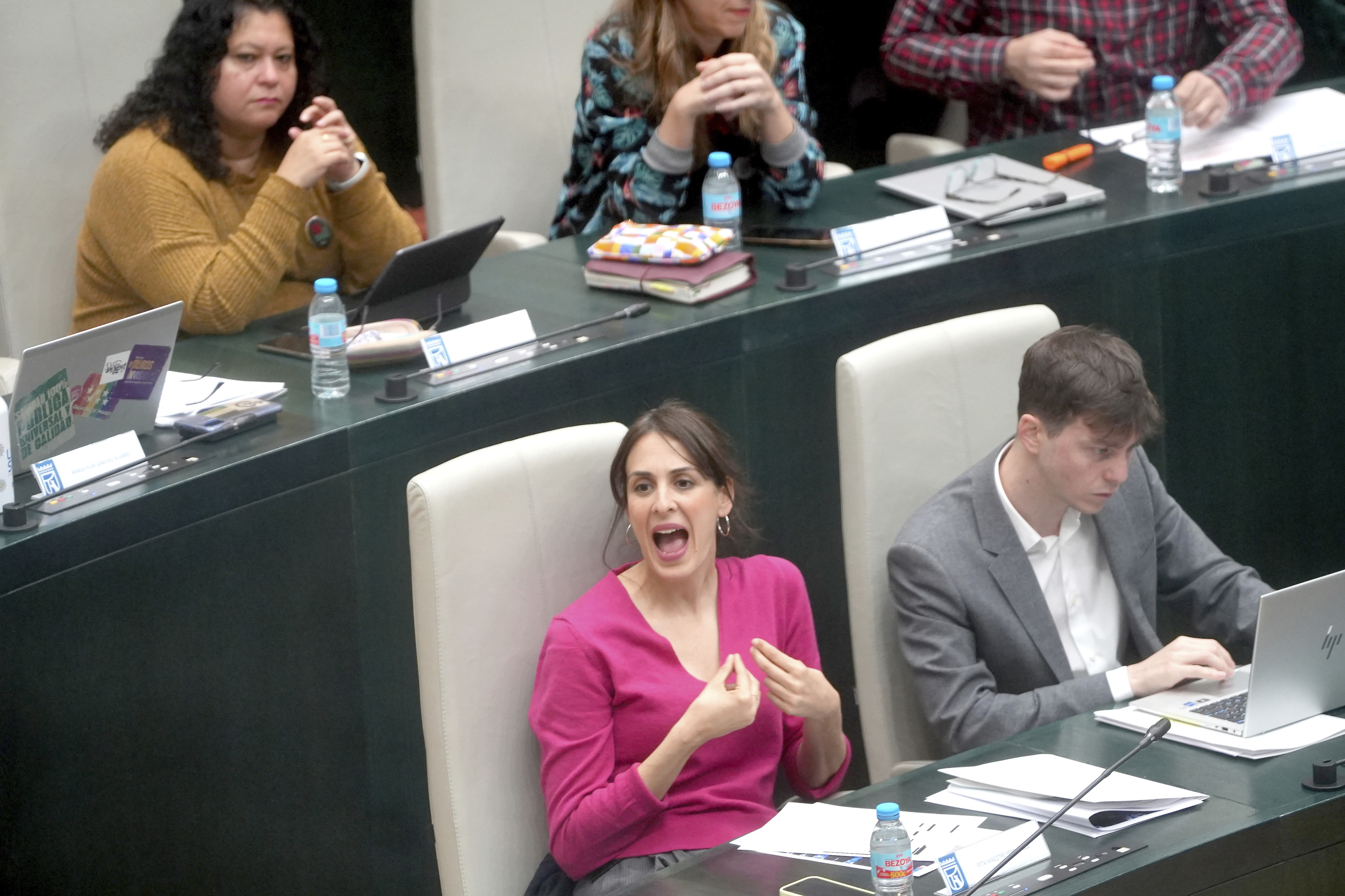 Rita Maestre, durante un Pleno del Ayuntamiento.