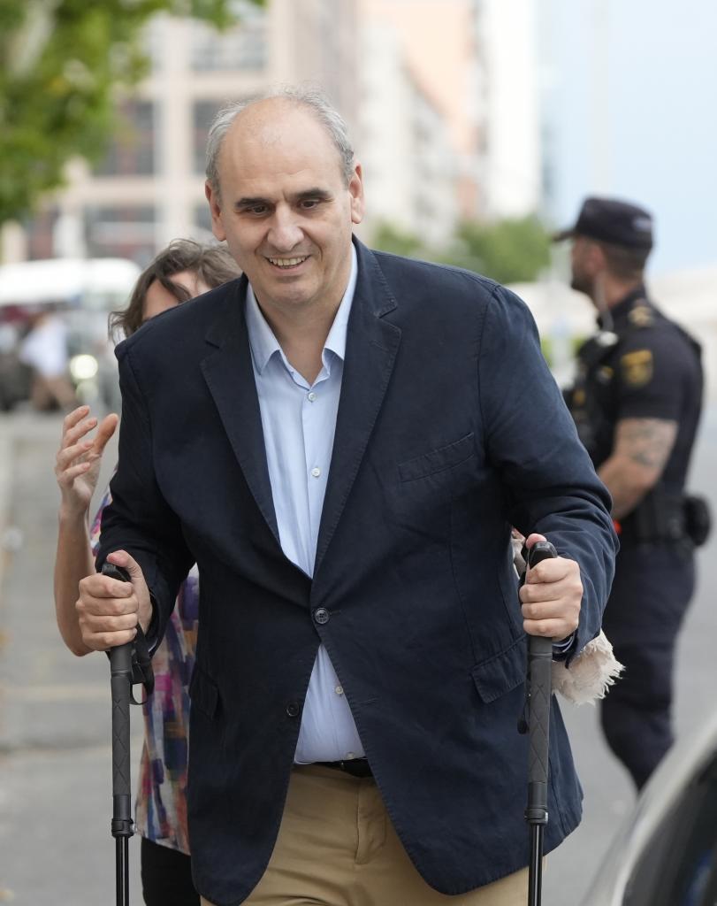 Juan Carlos Barrabés, el pasado 15 de junio, tras abandonar los juzgados de Plaza de Castilla.