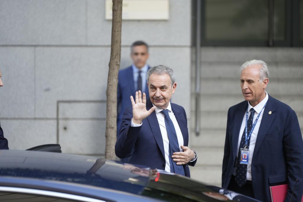 José Luis Rodríguez Zapatero, a su llegada a la Audiencia Nacional el pasado 17 de junio.