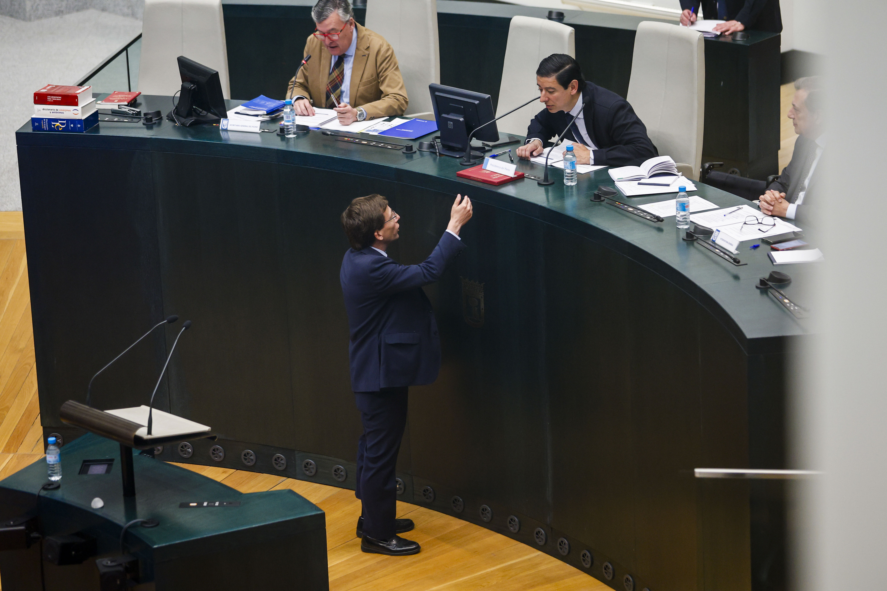 Federico López de la Riva, durante un Pleno.