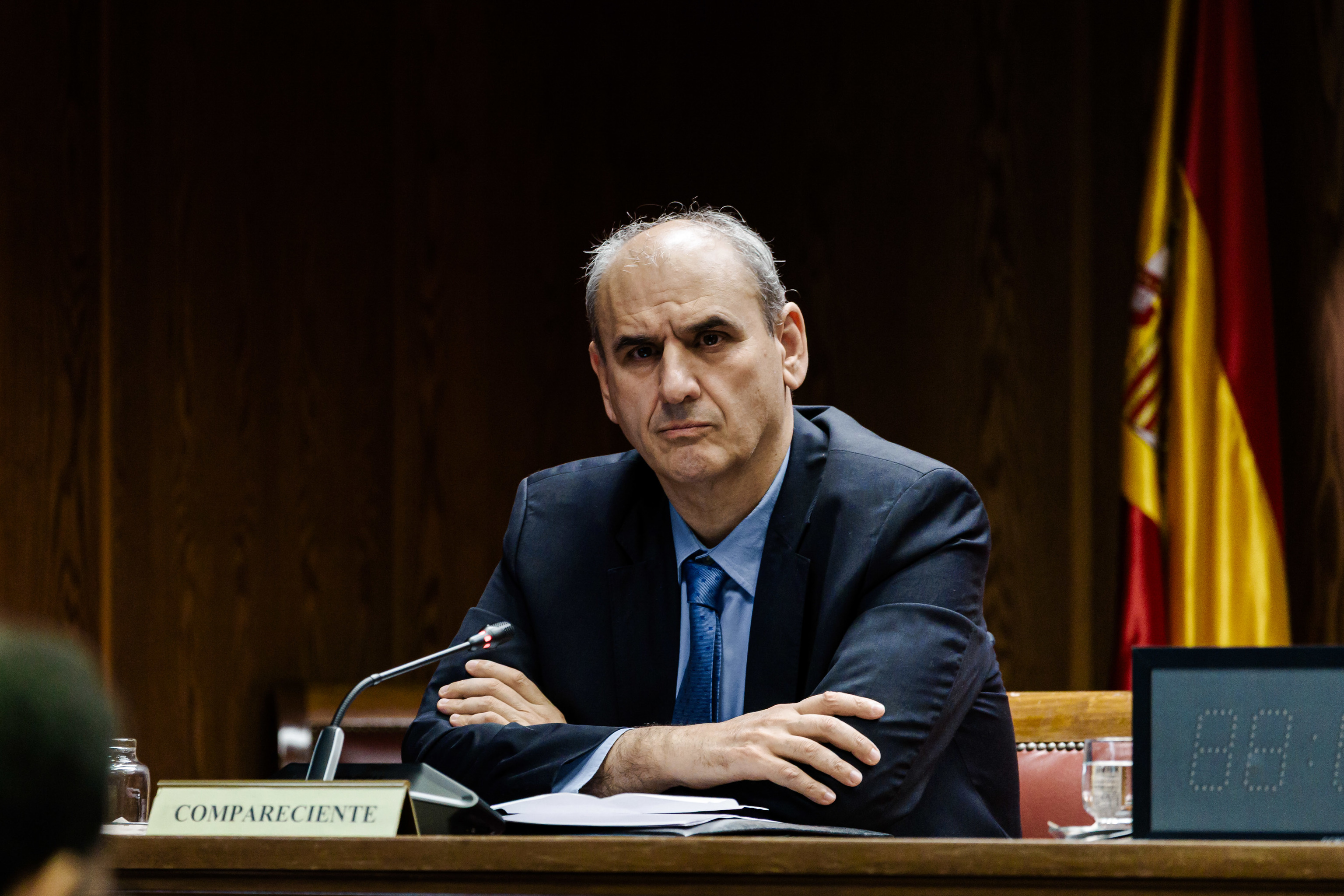 Juan Carlos Barrabés, en el Senado.