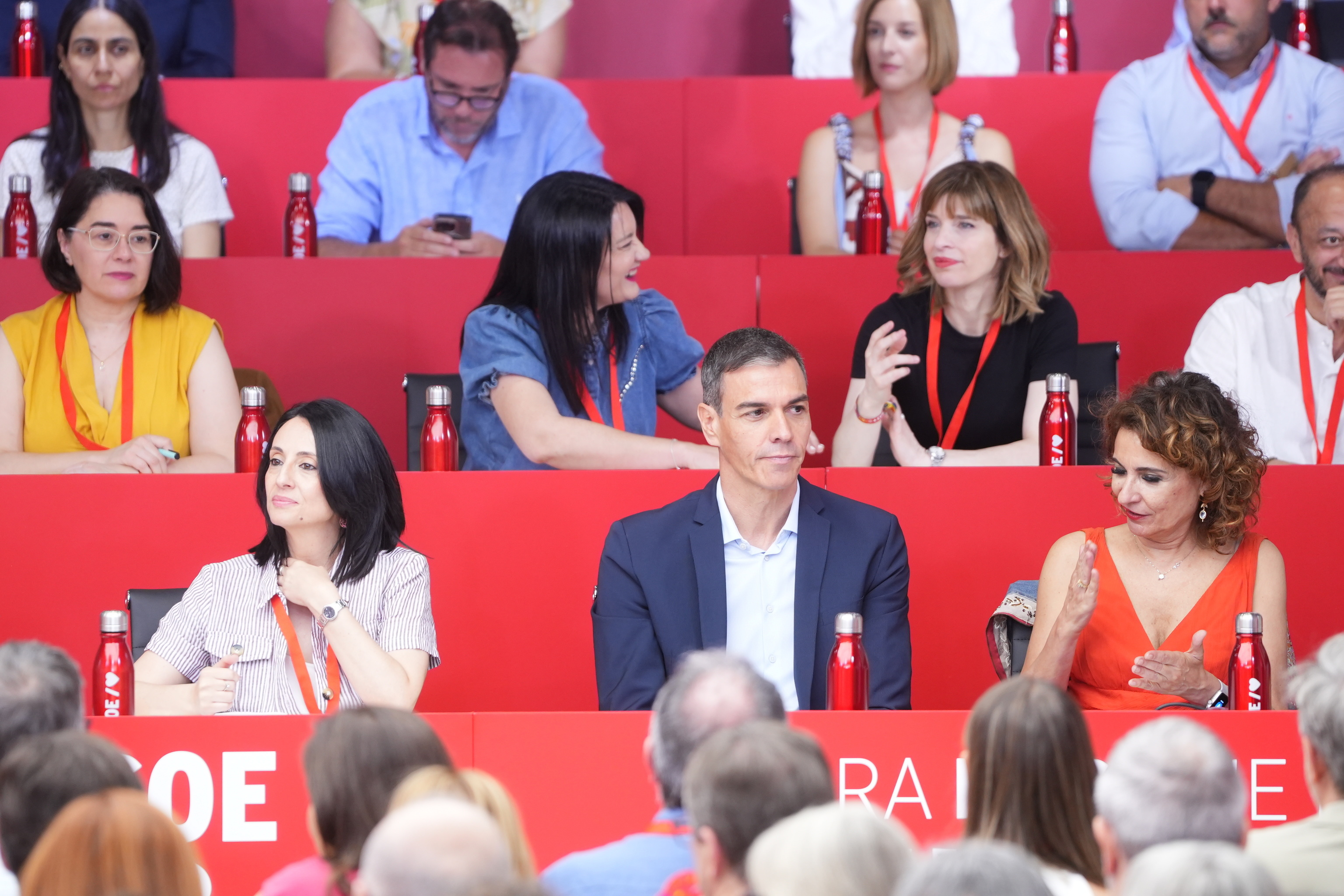 Pedro Sánchez en el Comité Federal del PSOE celebrado ayer en Madrid