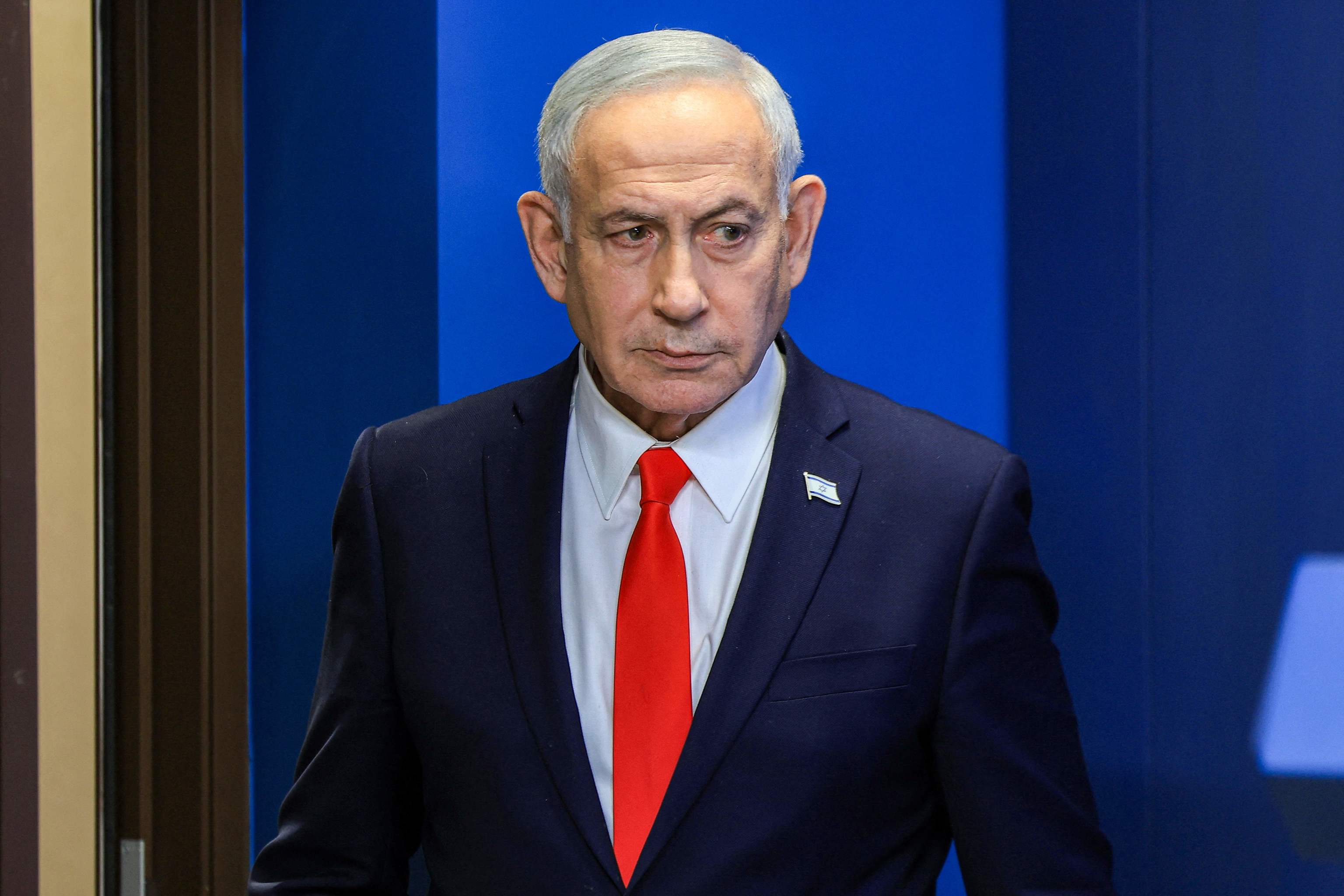 El primer ministro de Israel, Benjamin Netanyahu, ofrece una rueda de prensa en Jerusalén, este mes.
