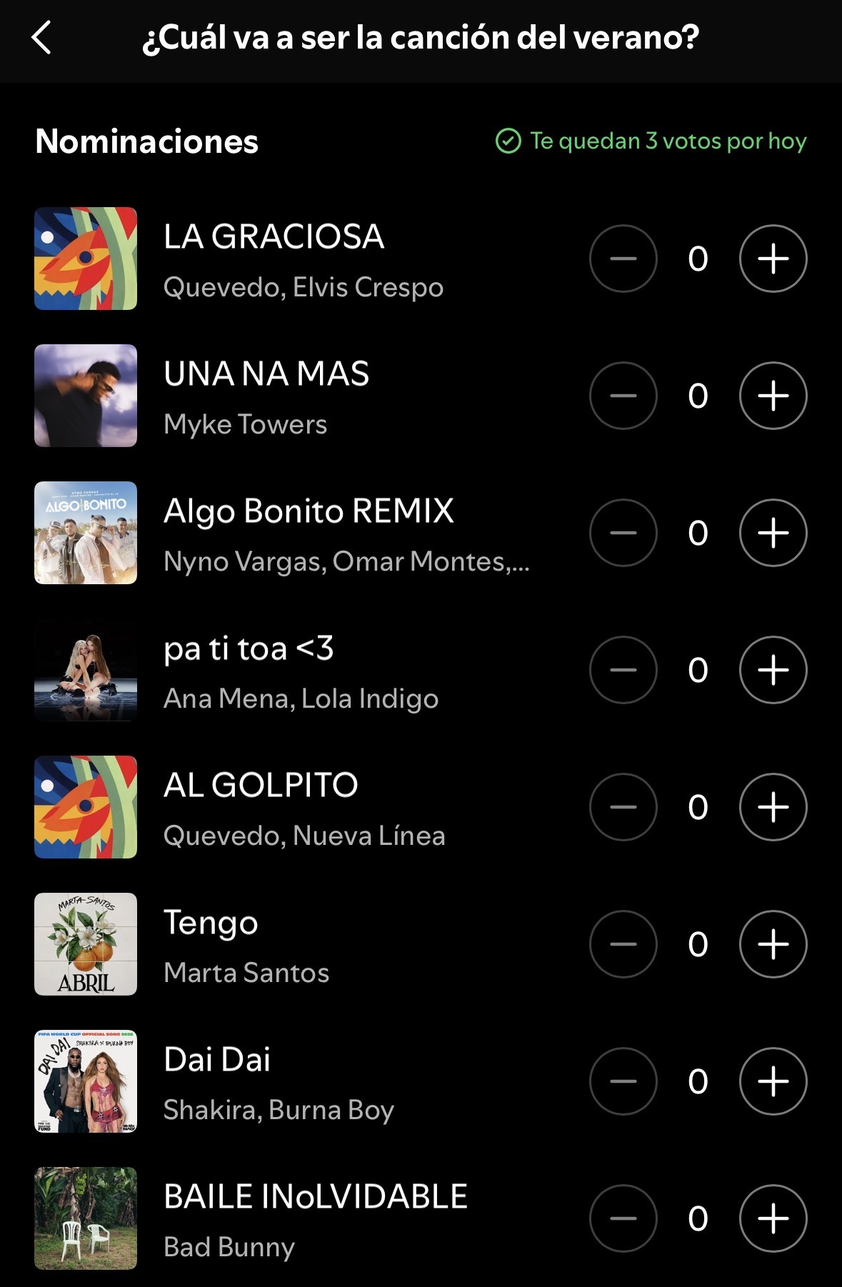 Spotify busca la canción del verano: así puedes votar, listado de canciones candidatas y fecha límite