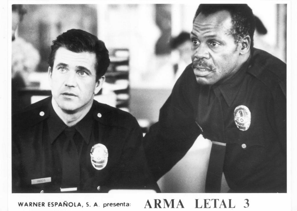 Mel Gibson y Danny Glover en Arma Letal III