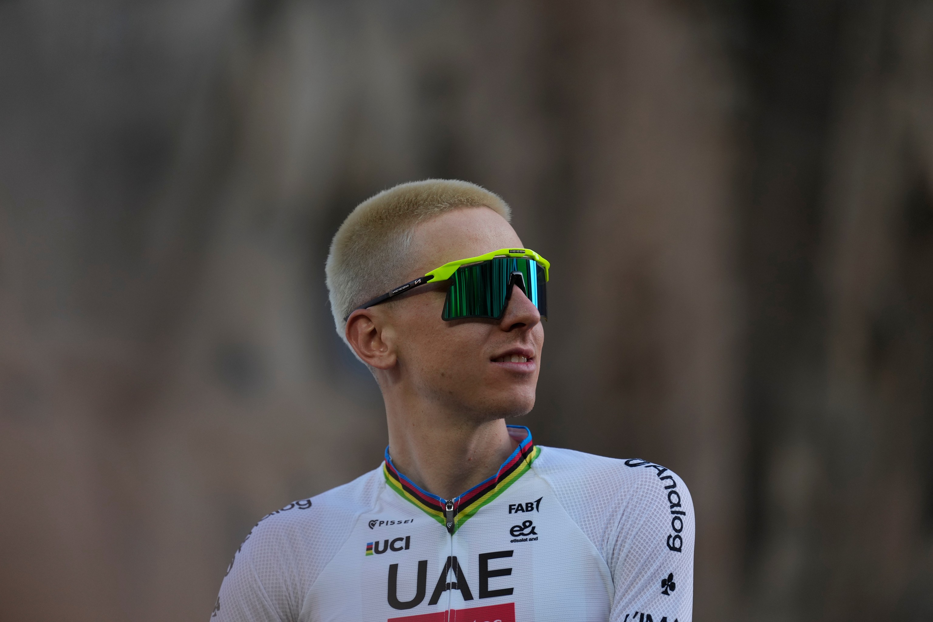 Tadej Pogacar, durante la presentación del Tour en Barcelona.
