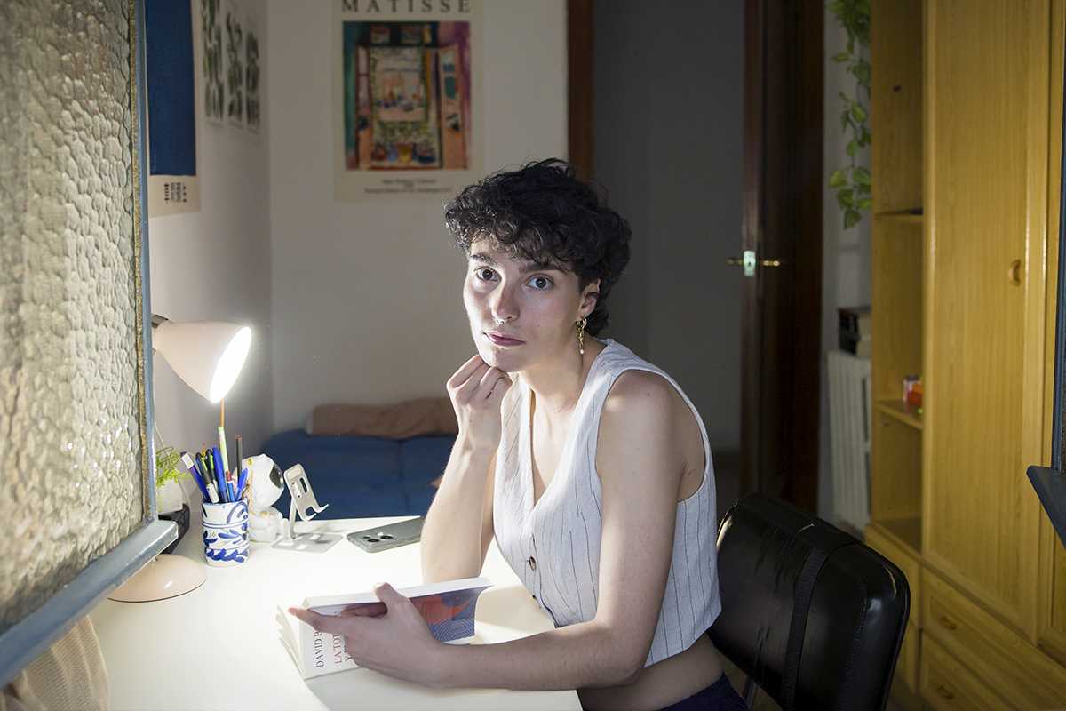 Mónica Poza, 27 años, la crisis de la vivienda le afectó durante su etapa universitaria.