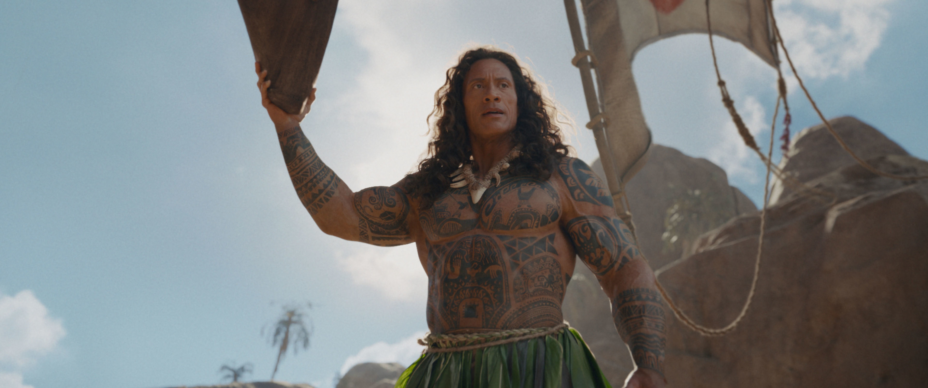 Johnson como Maui en 'Vaiana'