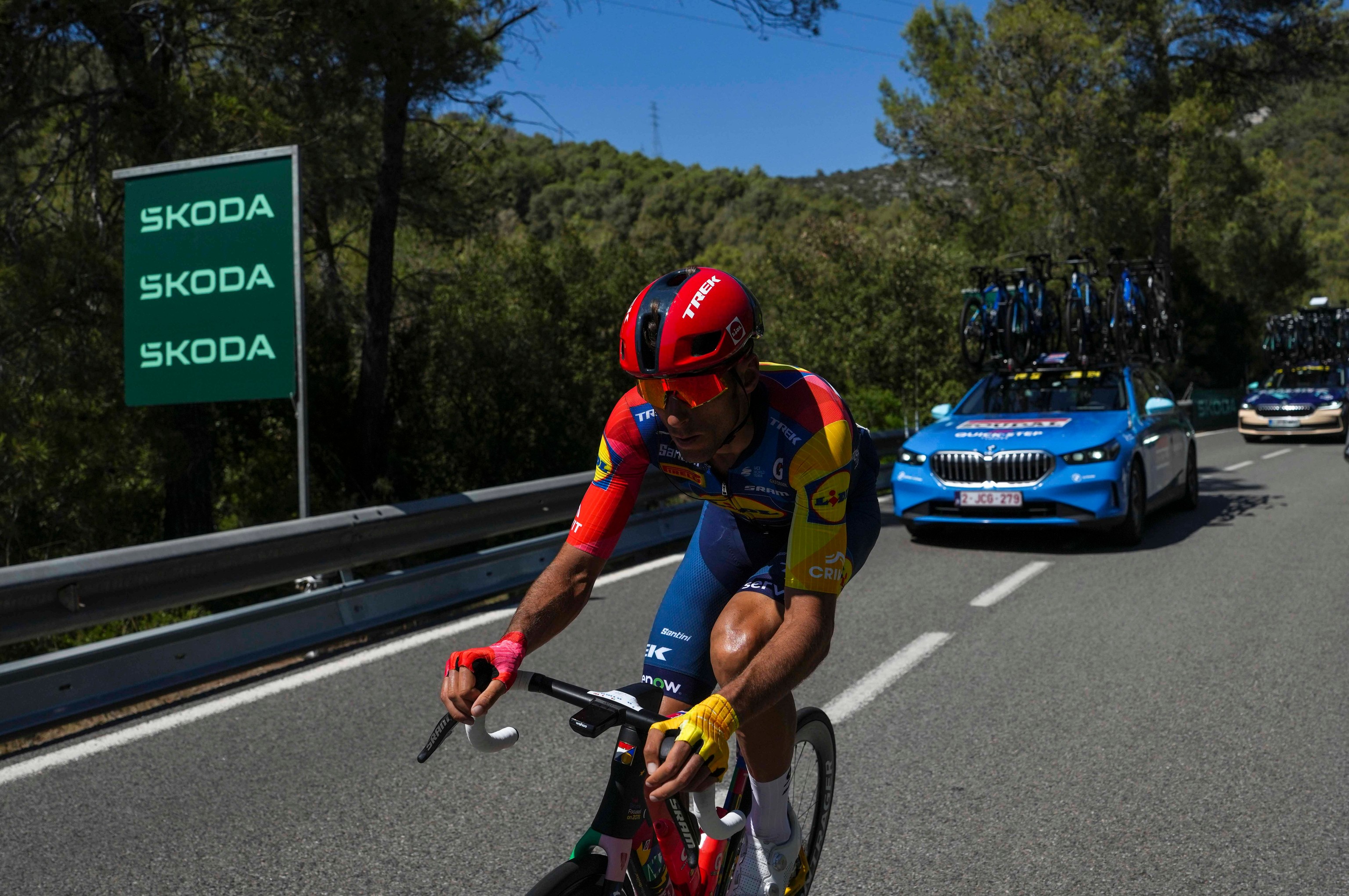 Carlos Verona, del Lidl, durante el presente Tour.