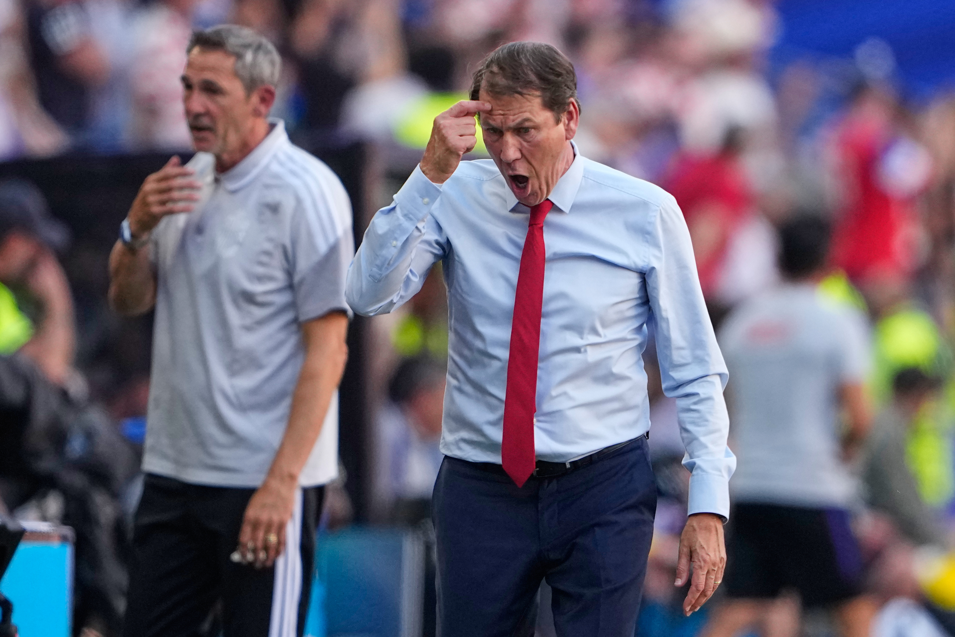 García, durante el partido de octavos ante Estados Unidos.
