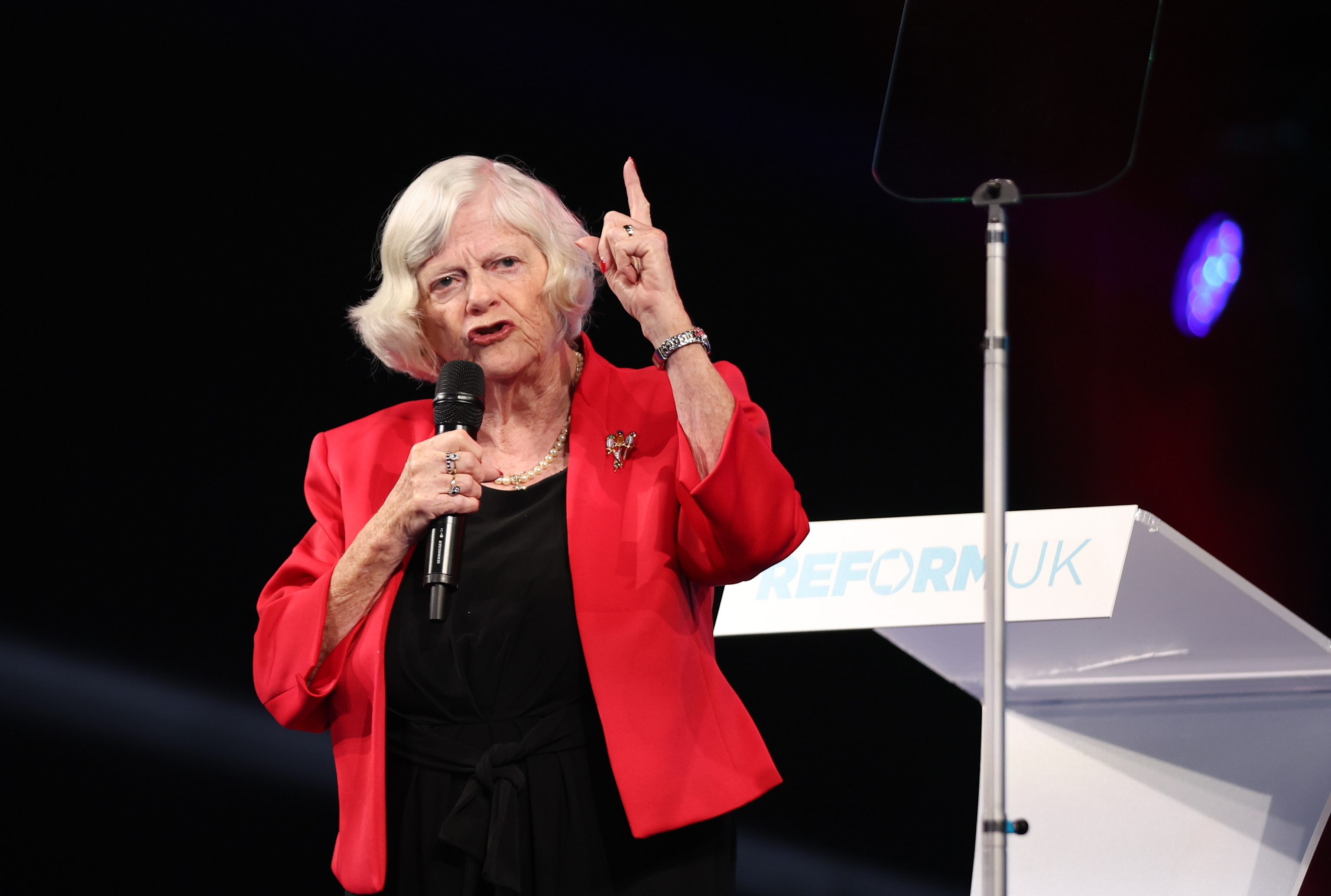 La portavoz del partido Reform UK, Ann Widdecombe
