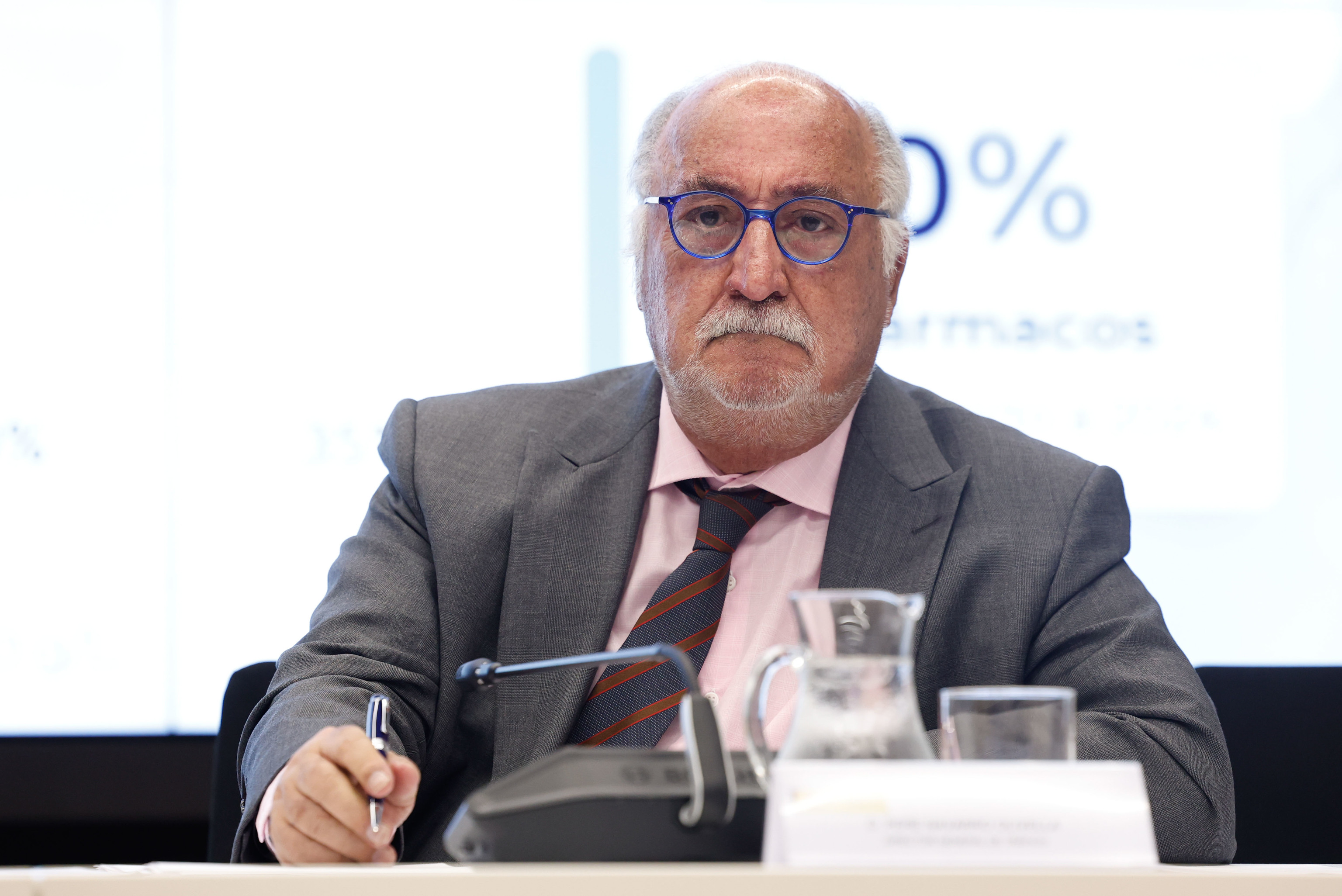 El director de la DGT, Pere Navarro, durante la presentación de la Memoria.