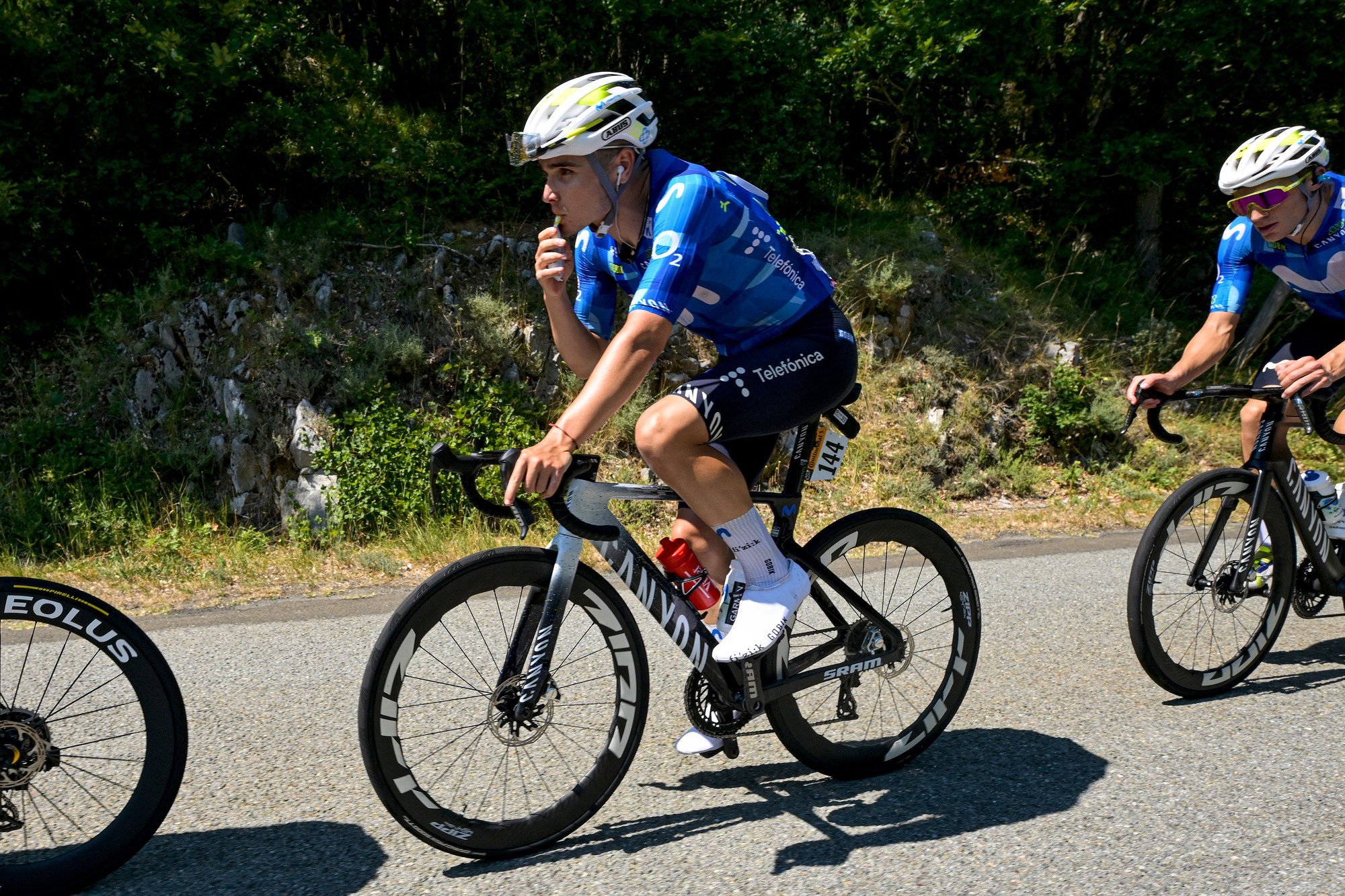 García Pierna, durante una etapa del Tour.