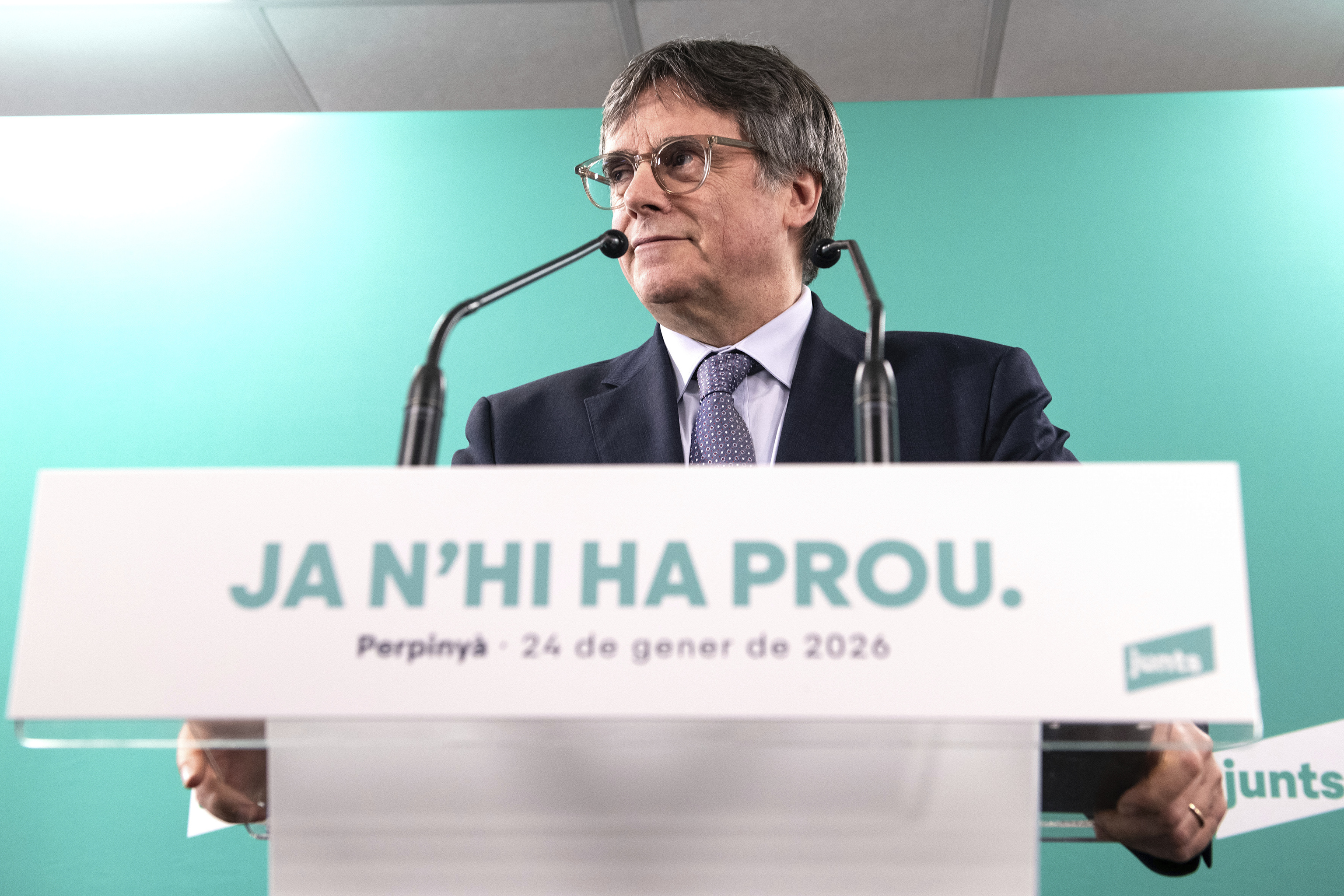 El líder de Junts, Carles Puigdemont.