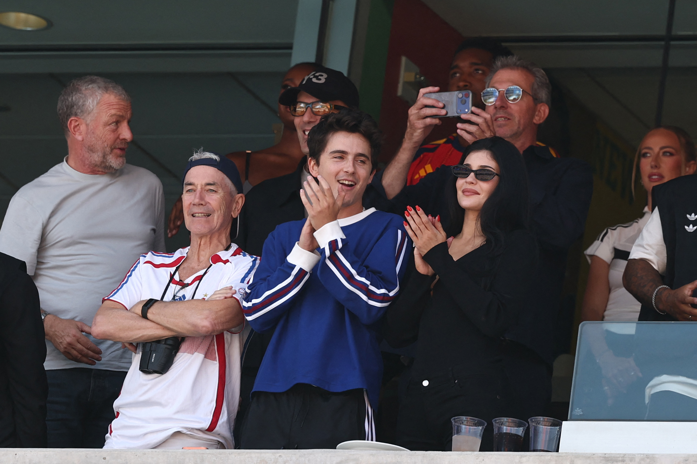 Timothee Chalamet y Kylie Jenner.