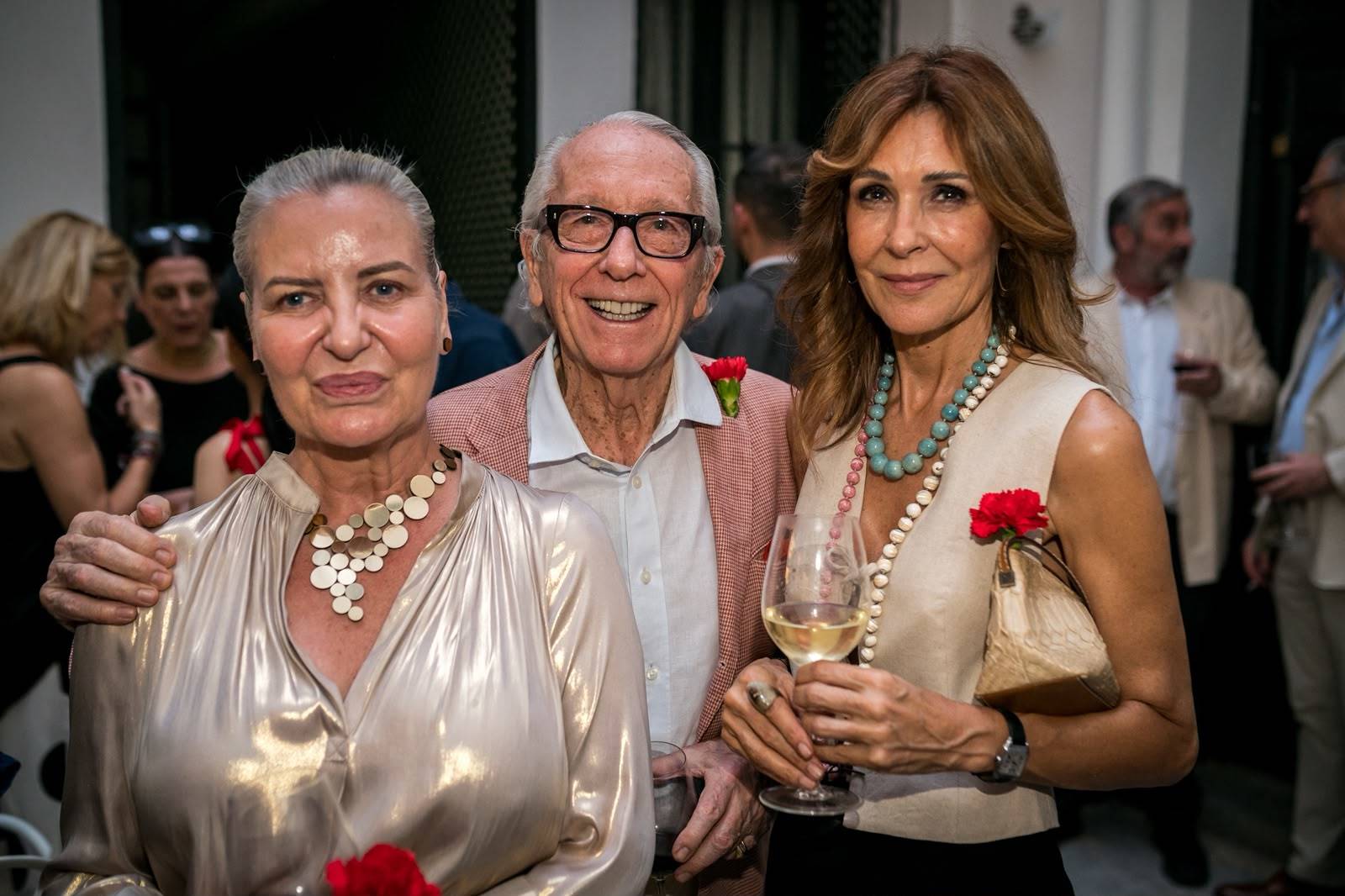 C. Castell, Jorge Portuondo, Verónica Montijano.