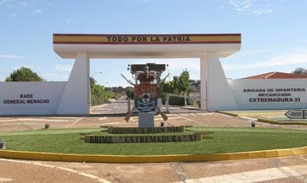 La Base General Menacho de B�toa, en Badajoz, en una imagen de archivo.