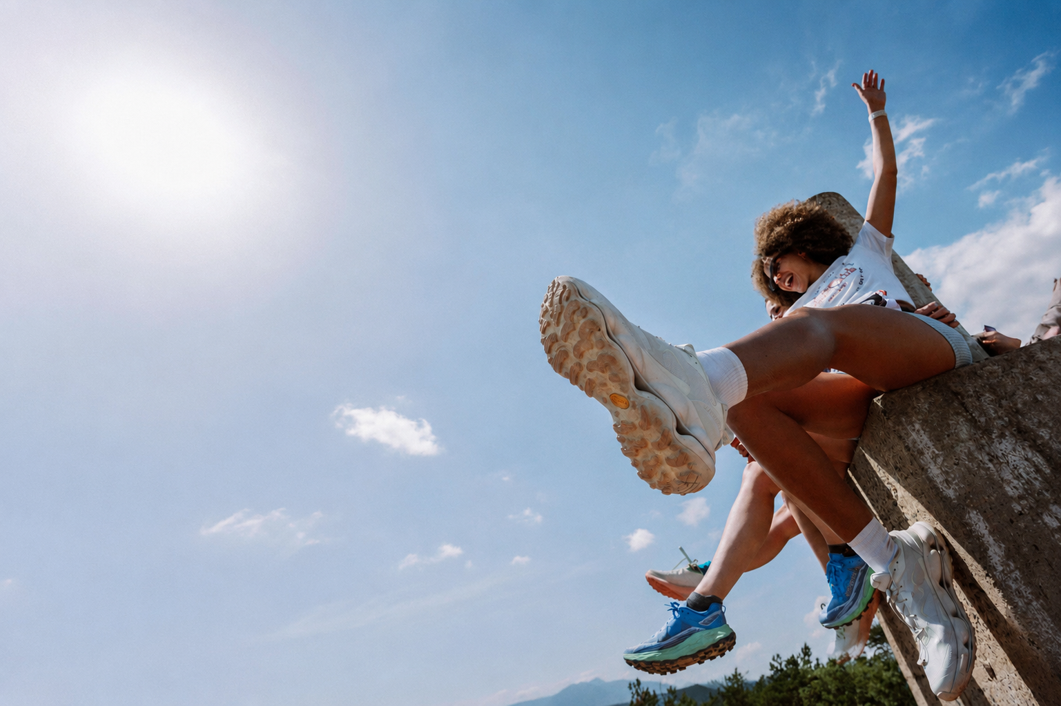 Claudia Mart�nez, excursionista experimentada y l�der de la comunidad en Merrell Hiking Club Espa�a.